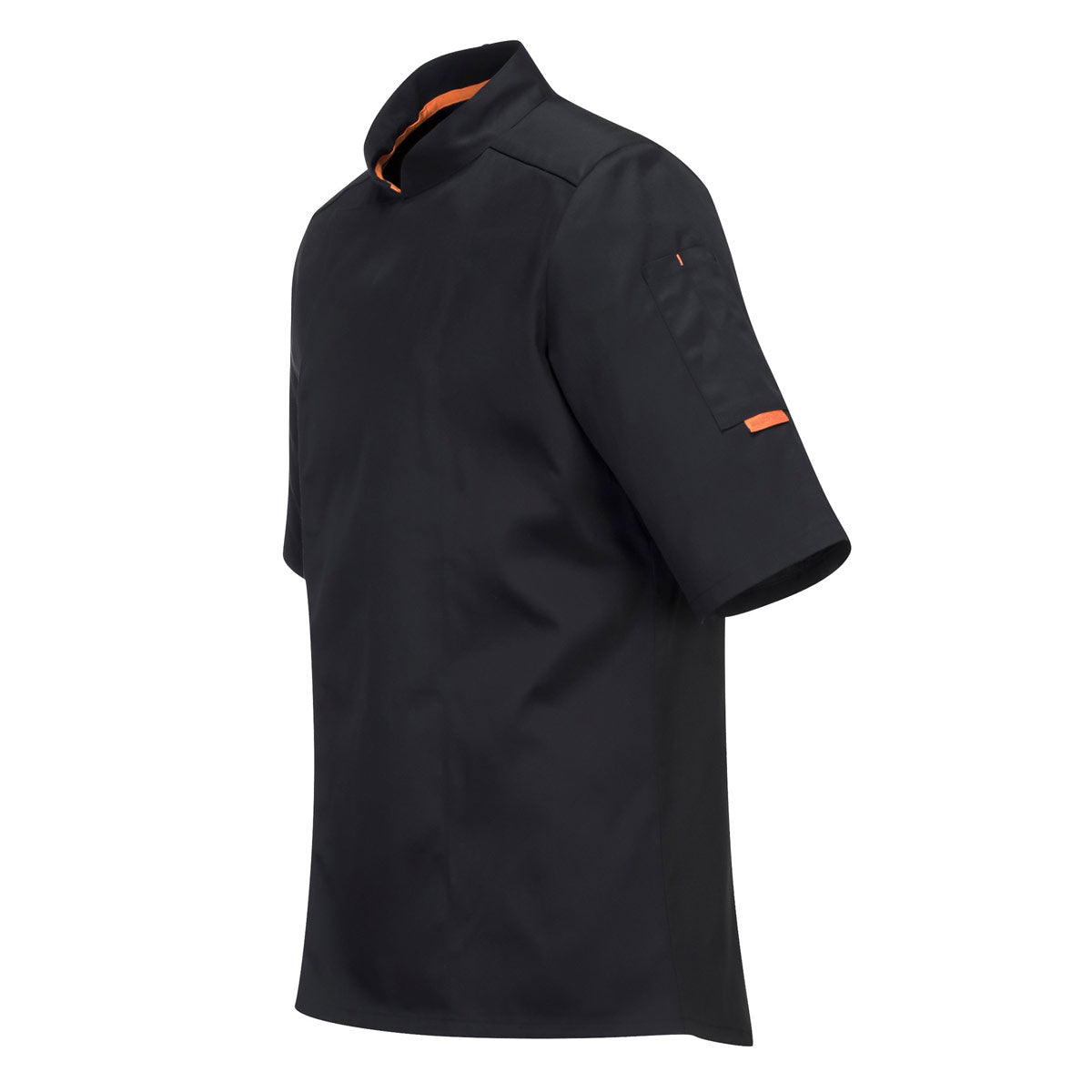 MeshAir Pro Short Sleeve Chef Jacket - Black - Size: S