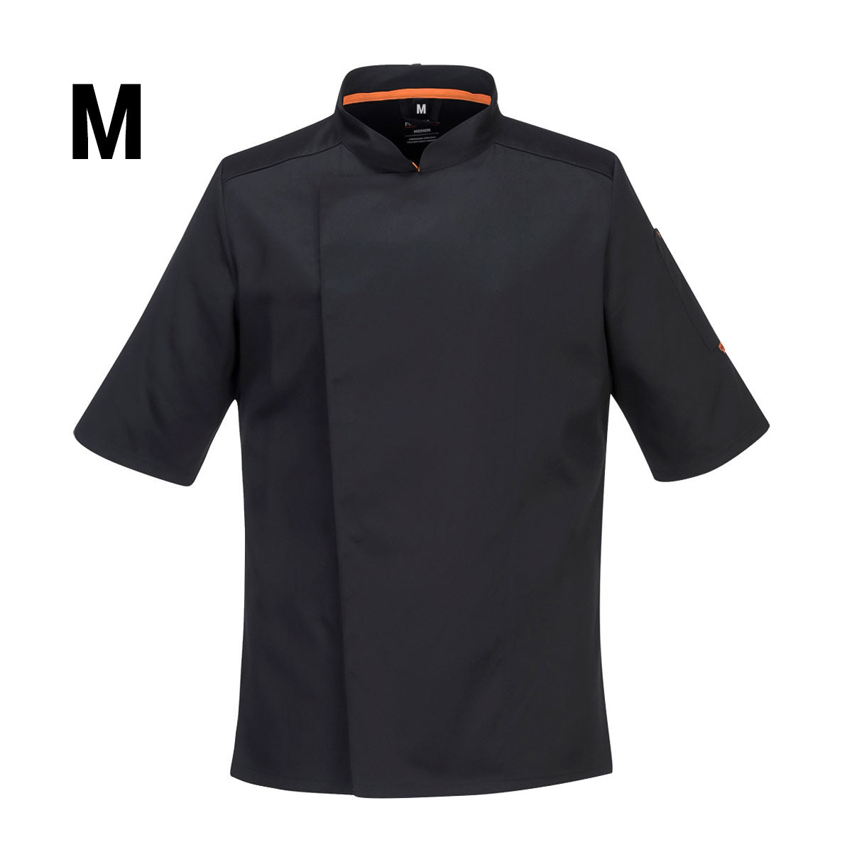 MeshAir Pro Short Sleeve Chef Jacket - Black - Size: M