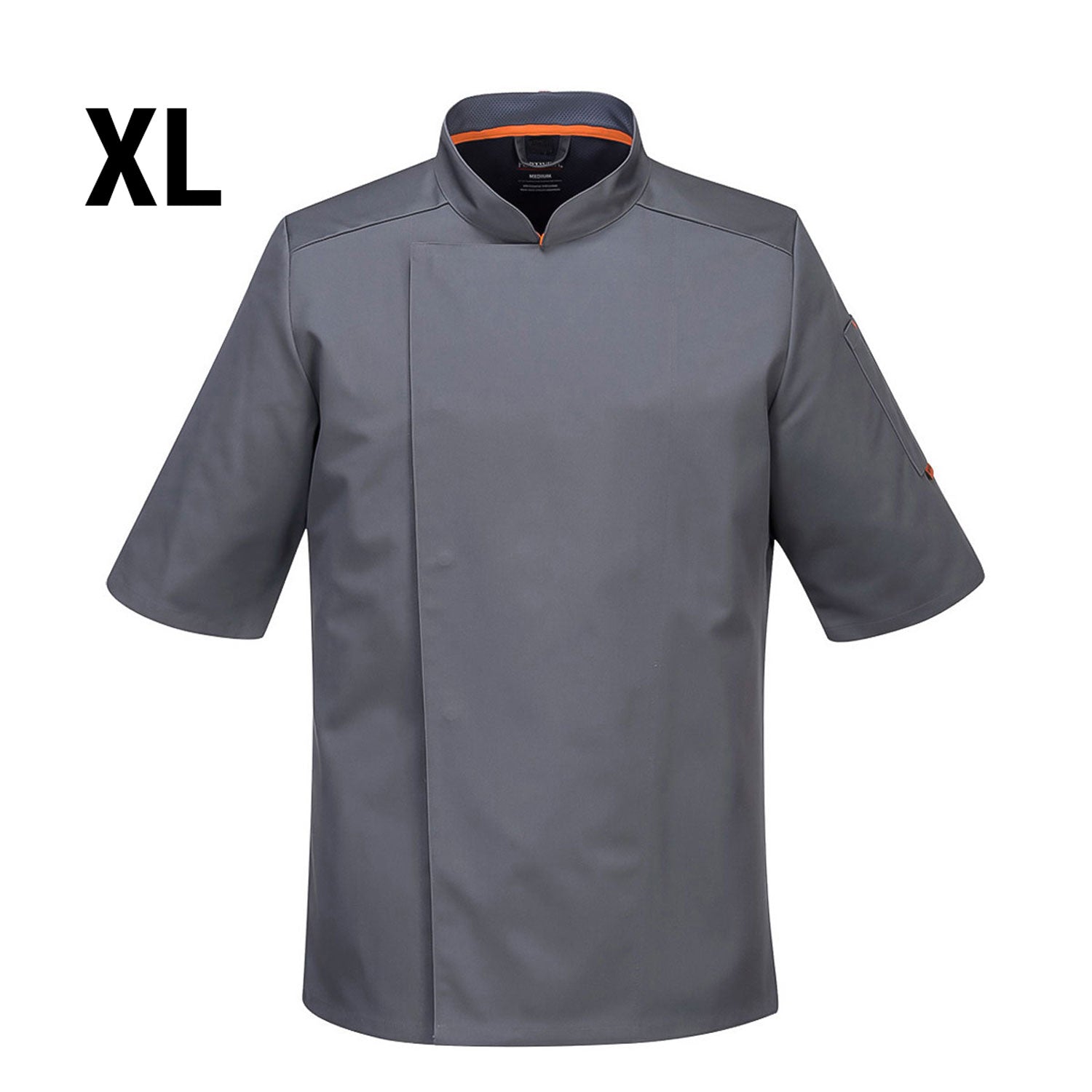 MeshAir Pro Short Sleeve Chef Jacket - Gray - Size: XL