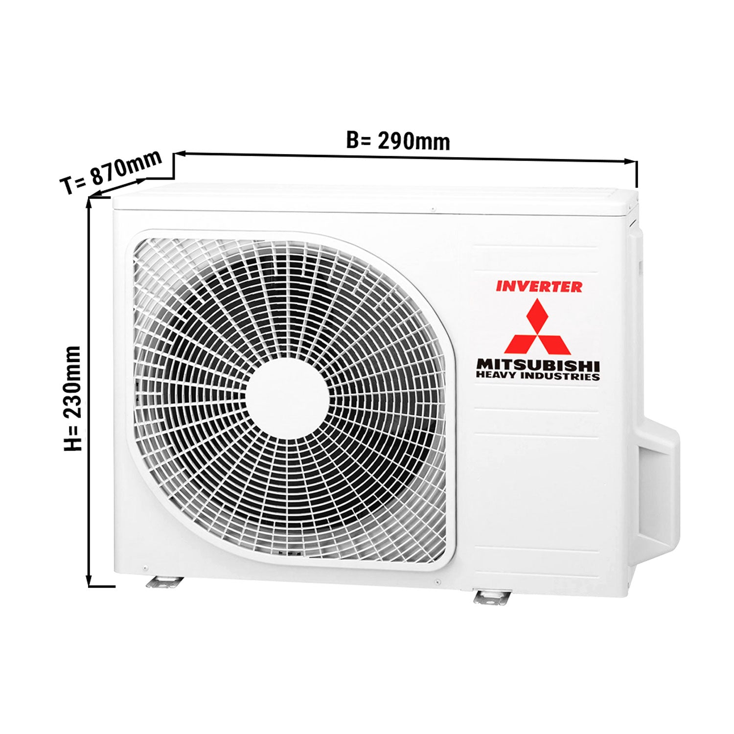 Mitsubishi air conditioner - for single rooms up to 44 m²