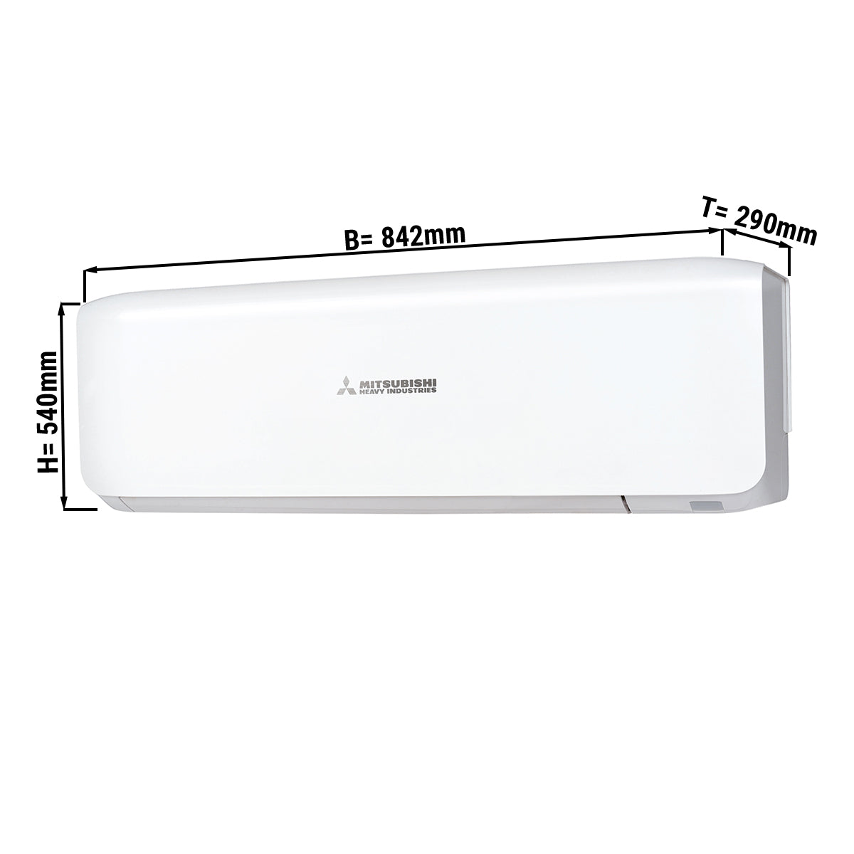 Mitsubishi air conditioner - for single rooms up to 31 m²