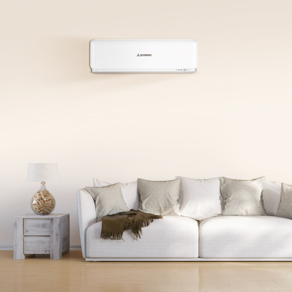 Mitsubishi air conditioner - for single rooms up to 31 m²