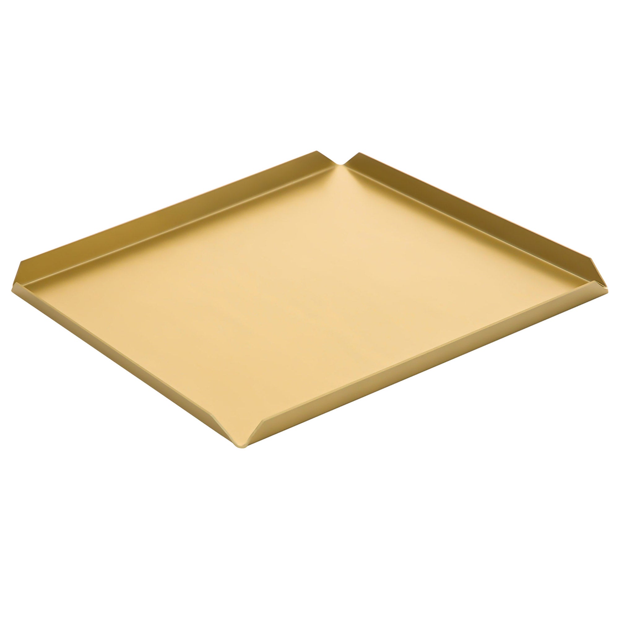 (5 pcs.) Aluminum plate for confectionery and presentations - 170 x 170 x 10 mm - champagne