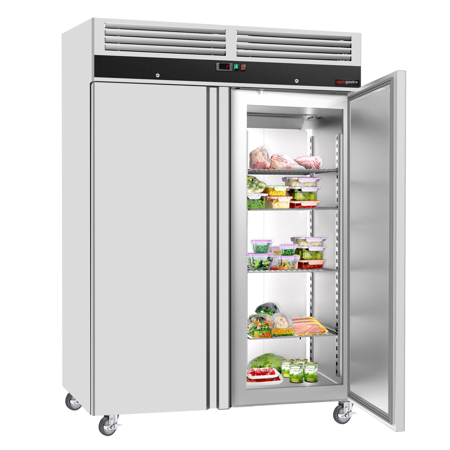 Хладилник - 1,48 x 0,83 м - 1300 литра - с 2 врати