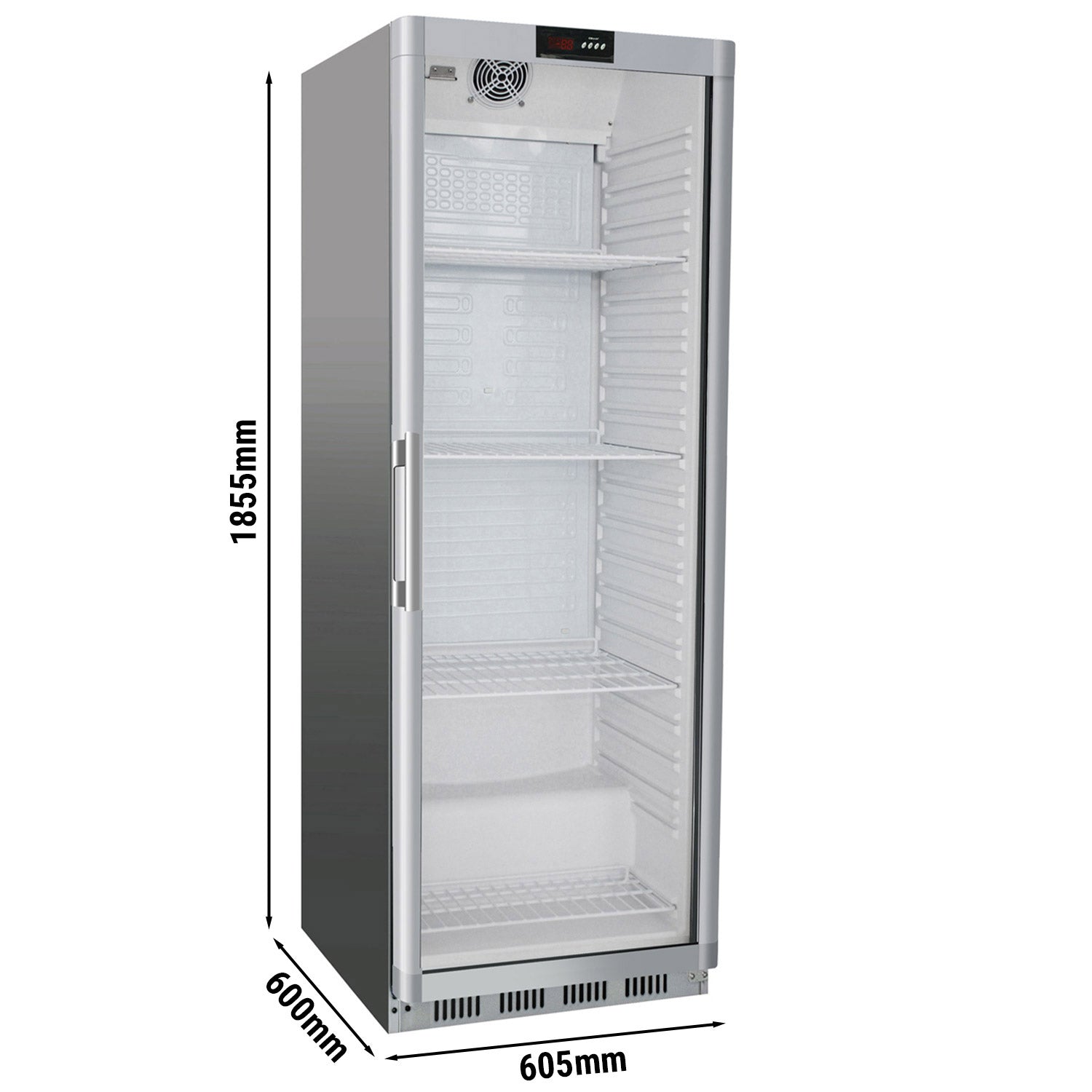 Хладилник - 400 литра - с 1 стъклена врата