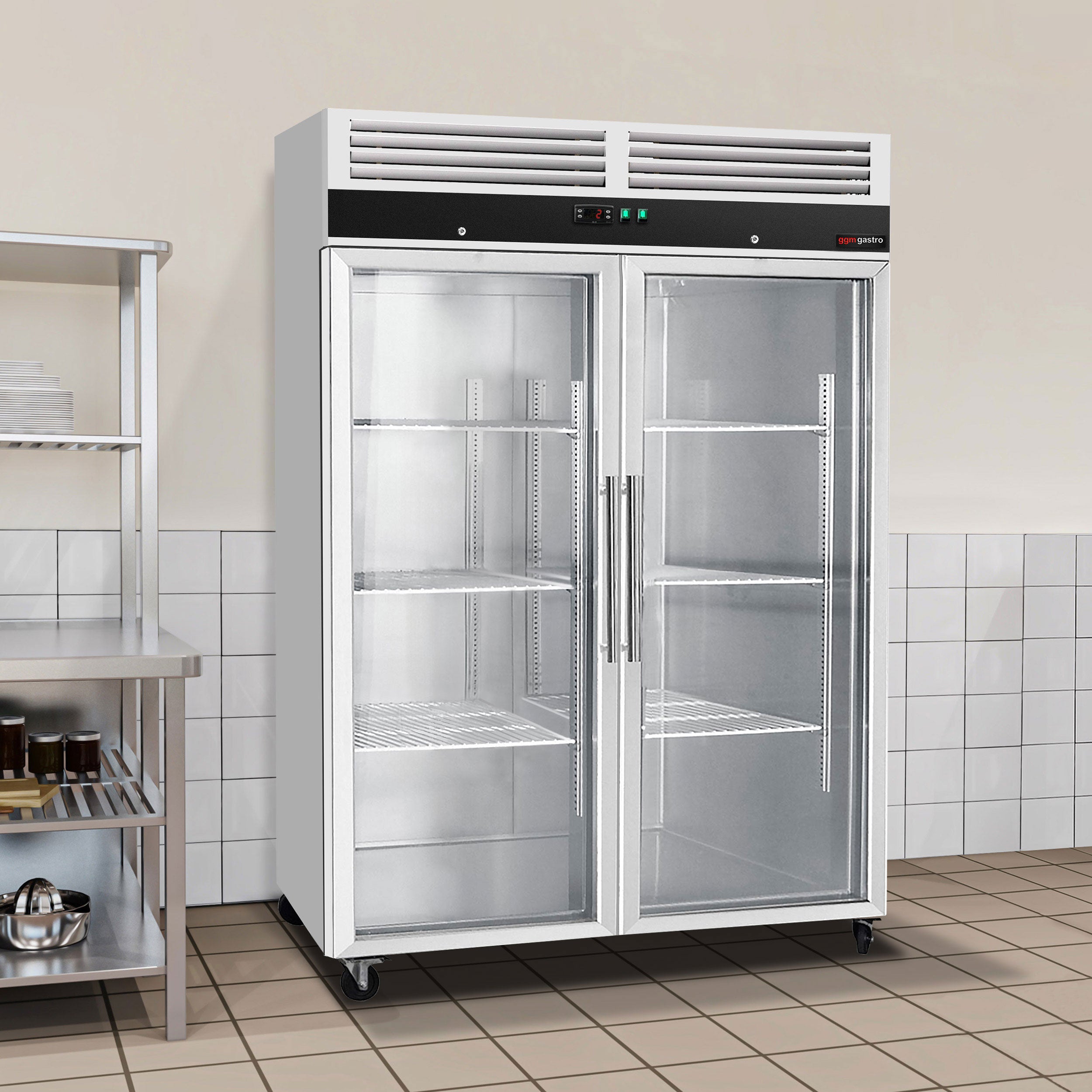 ECO refrigerator - 1.48 x 0.73 m - with 2 doors