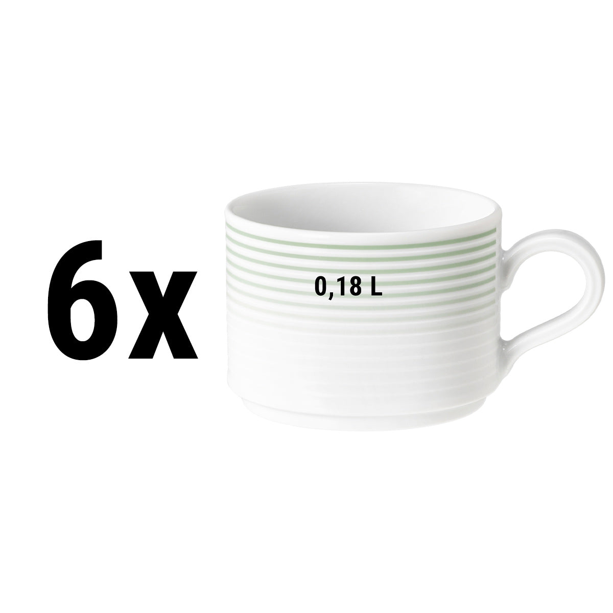 (6 броя) Seltmann Weiden - чаша за кафе - 0,18 литра