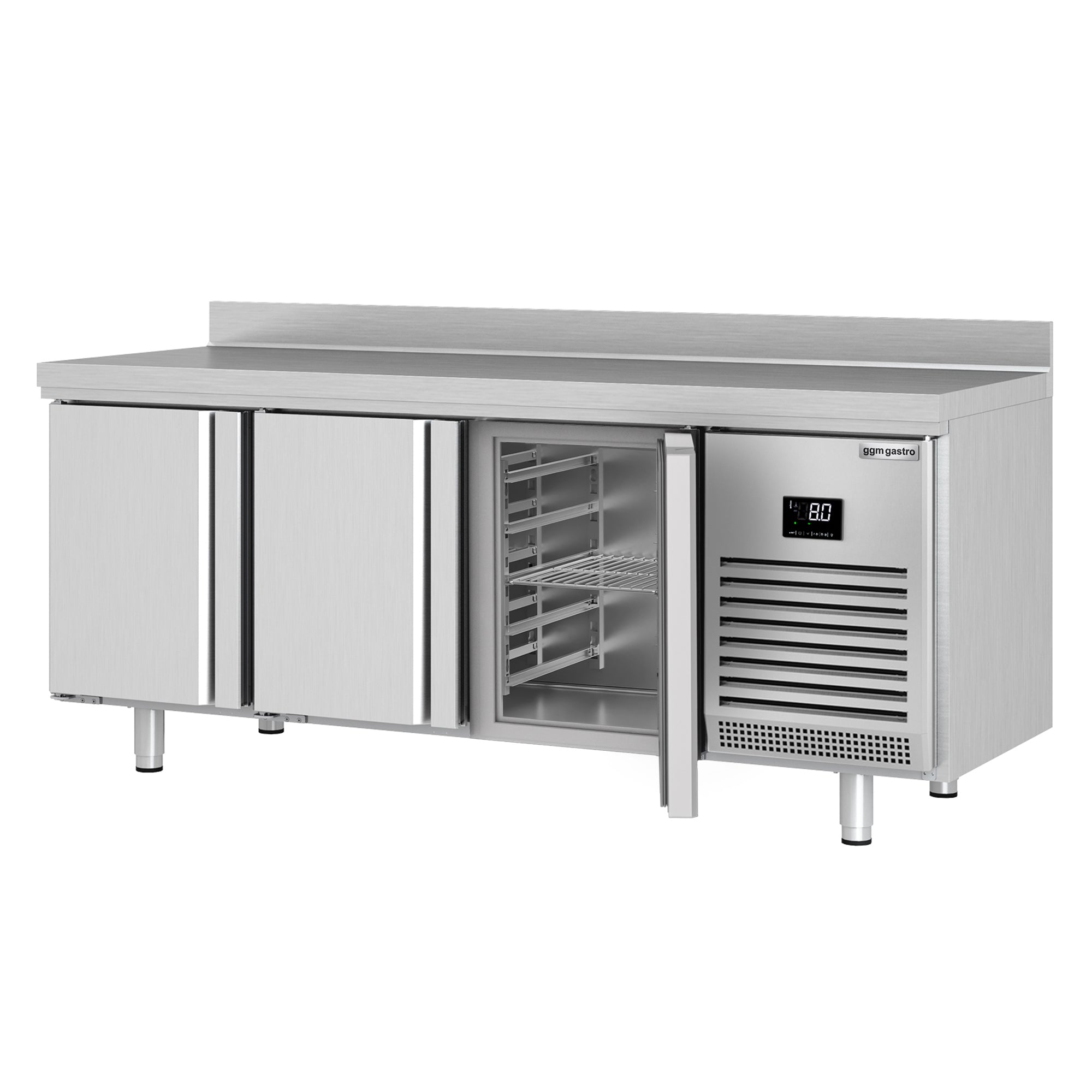 Refrigerated table (GN) - with 3 doors