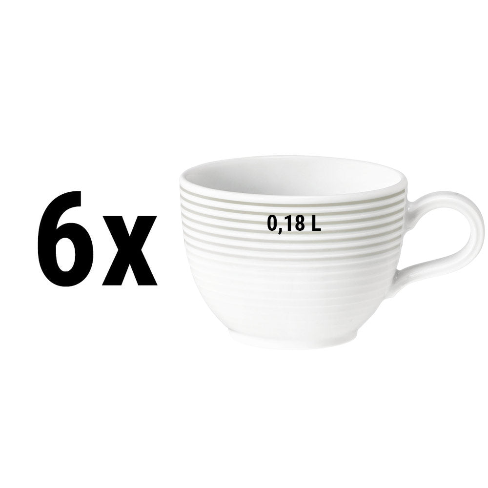 (6 pieces) Seltmann Weiden - Tulip coffee cup - 0.18 liter