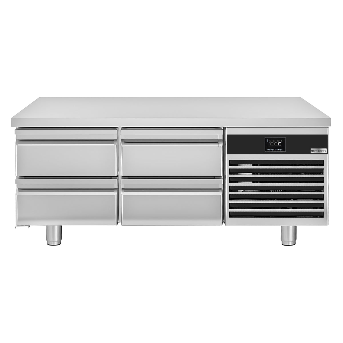 Refrigerated main unit (GN) with 4 drawers 1/2