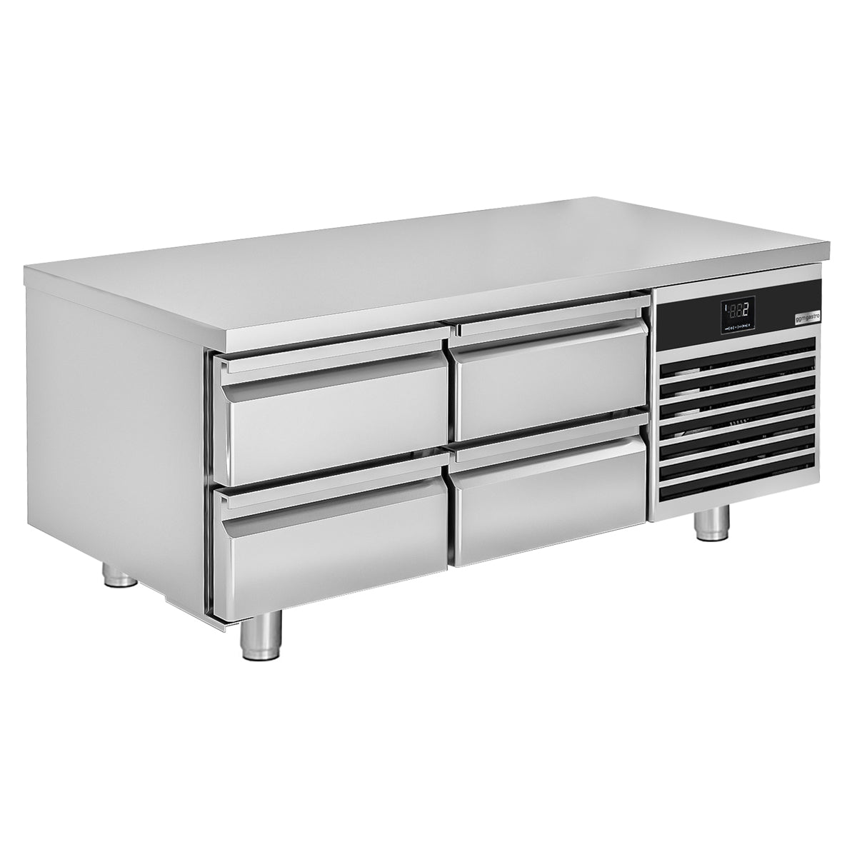 Refrigerated main unit (GN) with 4 drawers 1/2