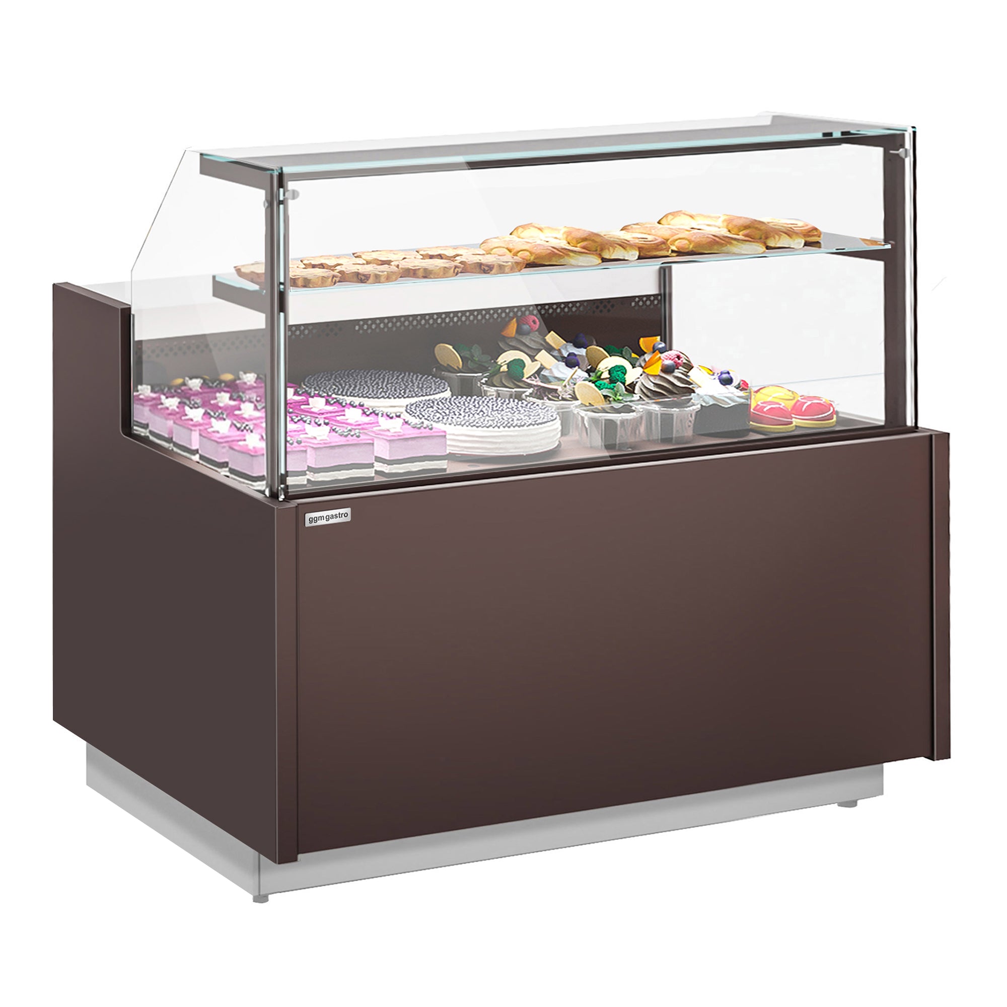 Pastry display case 1.68 m / 0.99 m