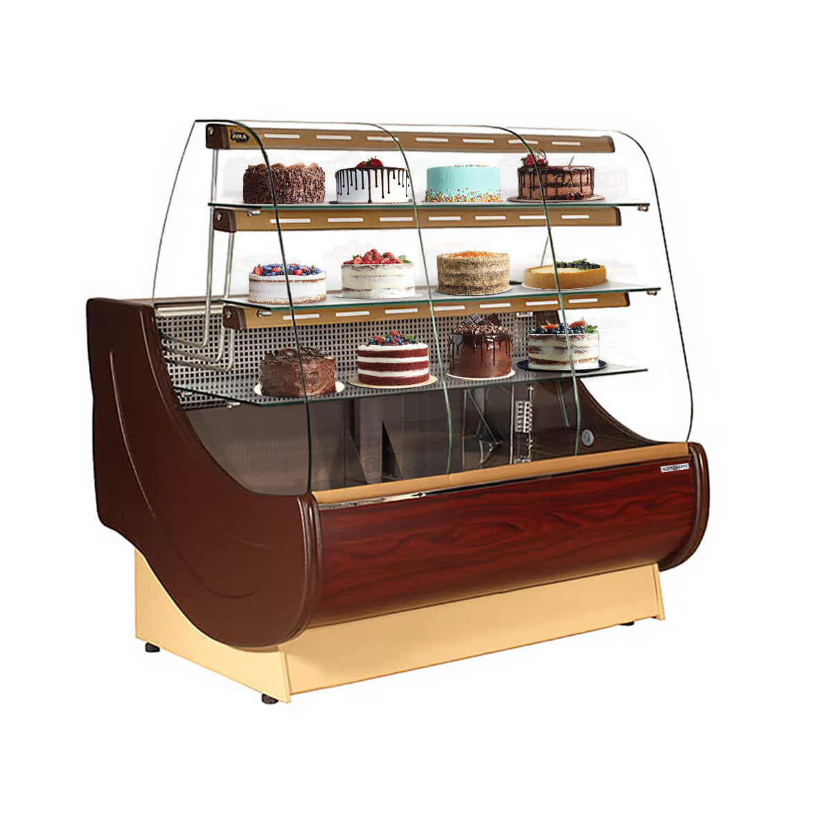 Cake display case 1.3 x 0.98 m