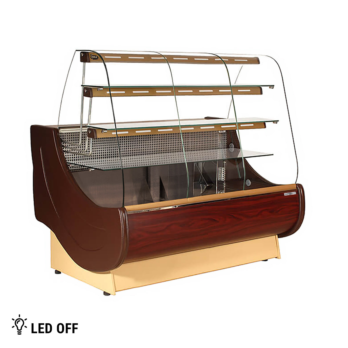 Confectionery display case 1.6 x 0.98 m