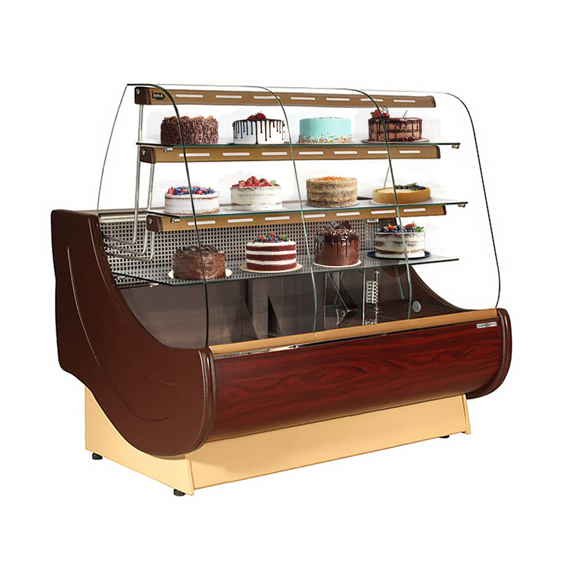 Confectionery display case 1.6 x 0.98 m