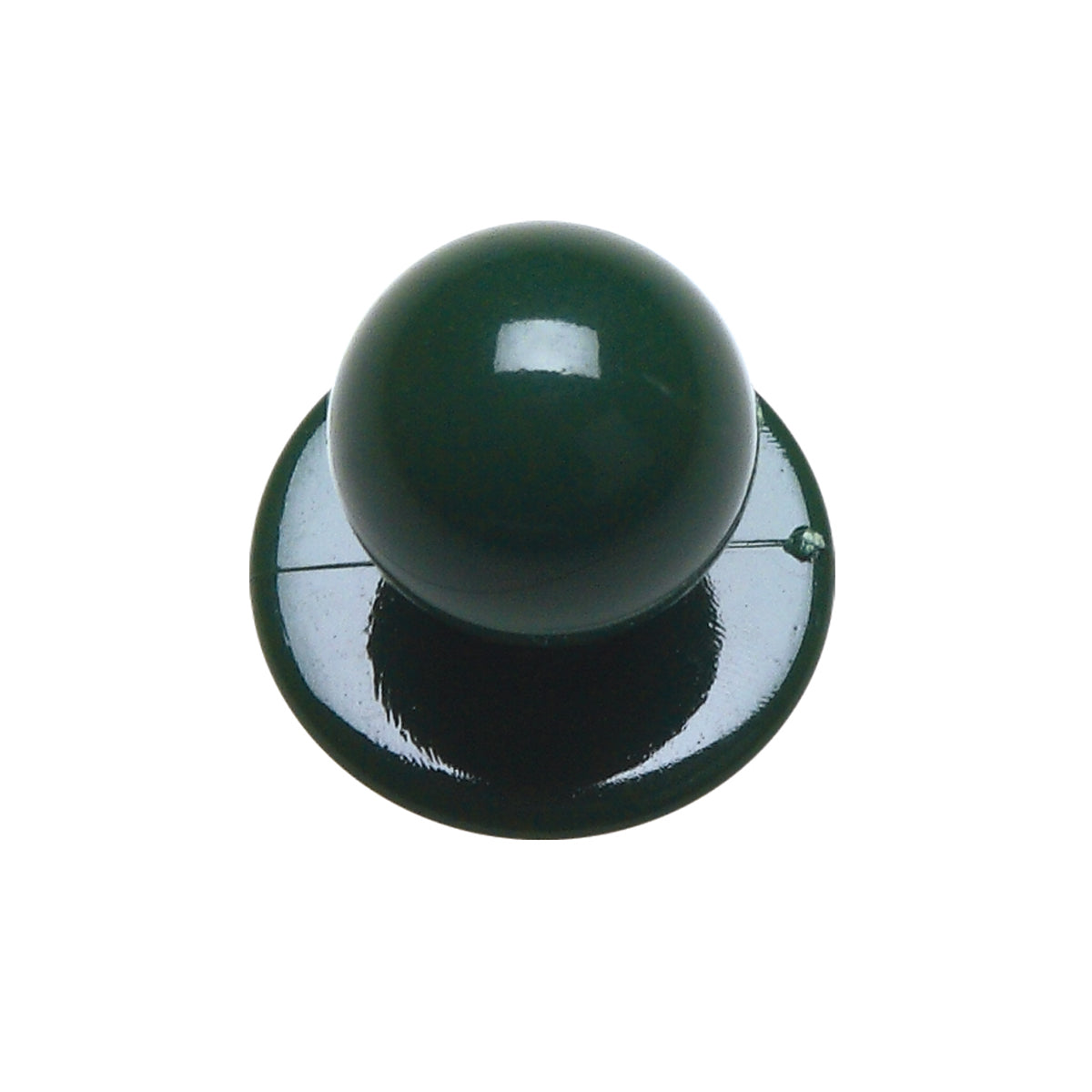 (12 pieces) ball buttons - green