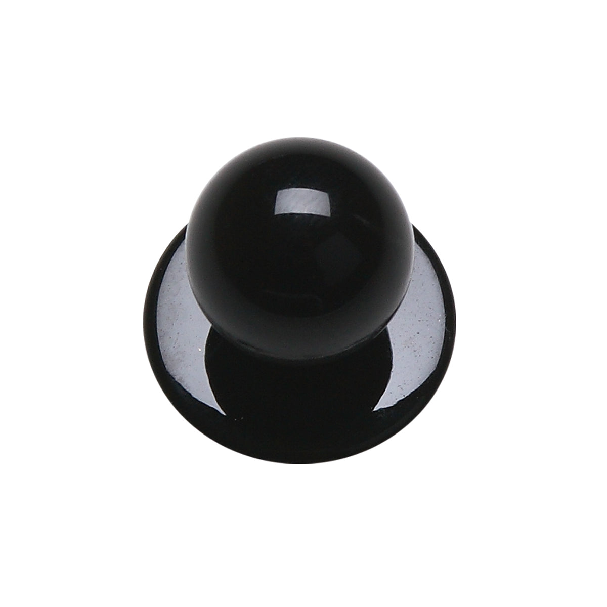 (12 pieces) ball buttons - black