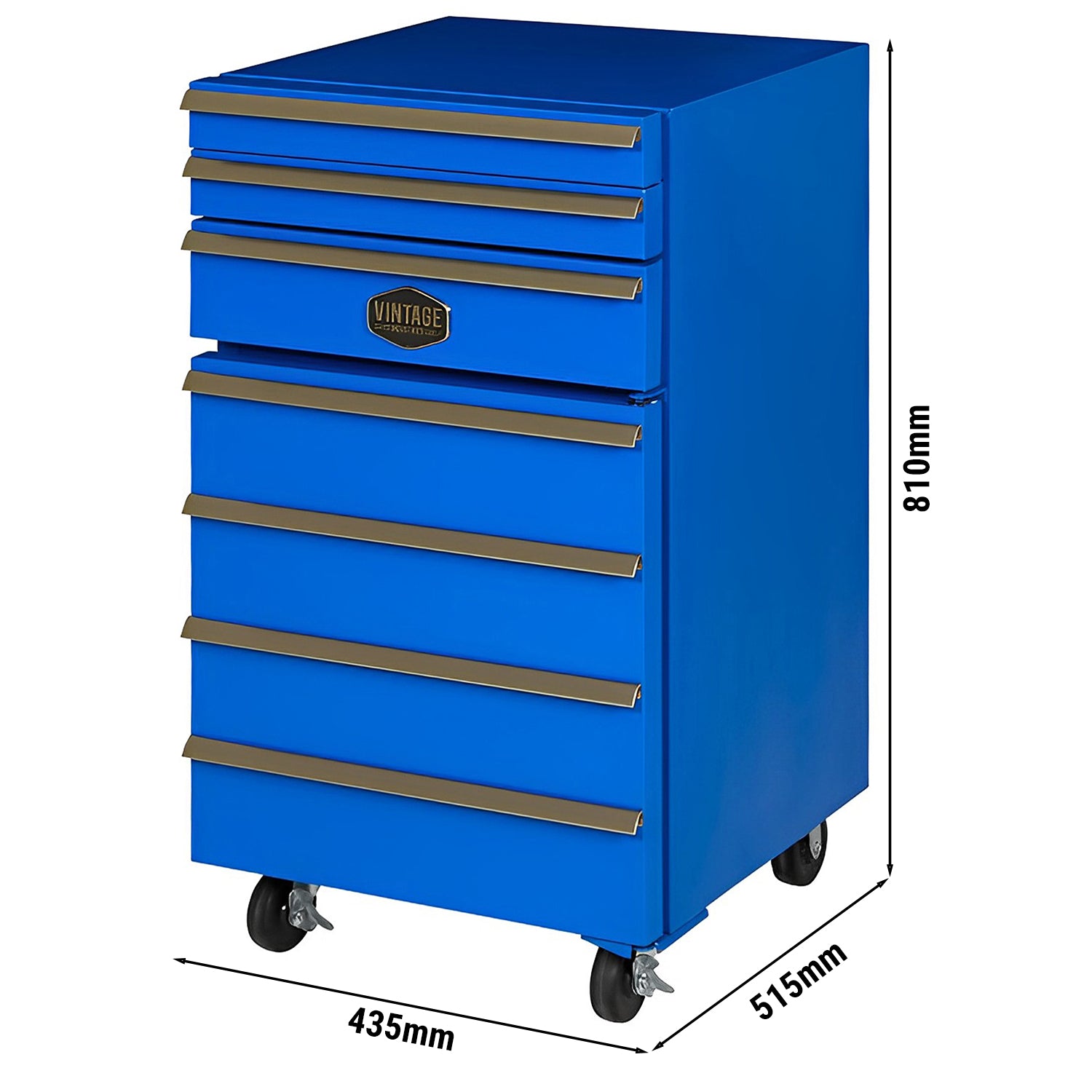 Refrigerator "Work Cart" - 50 liters - Blue