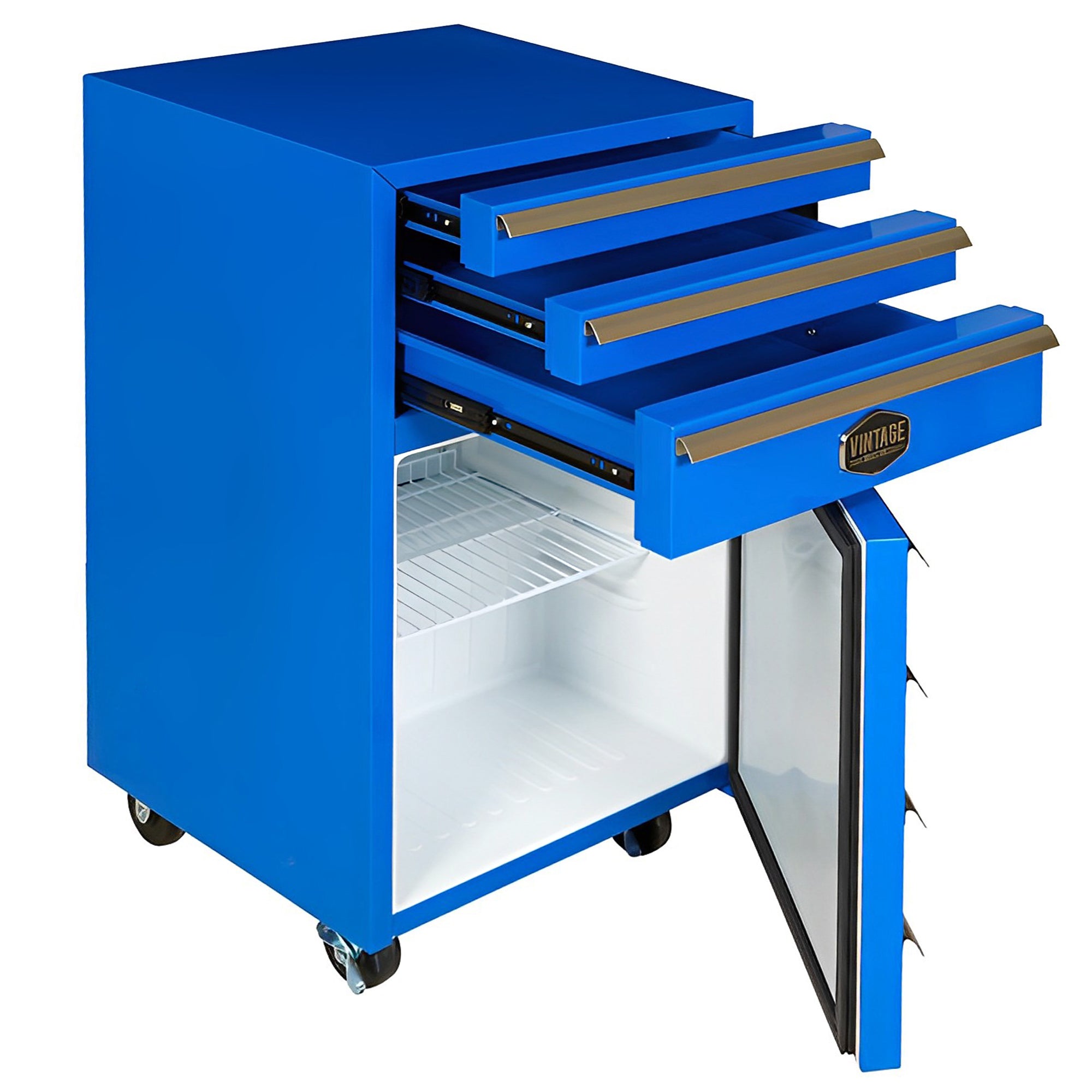 Refrigerator "Work Cart" - 50 liters - Blue