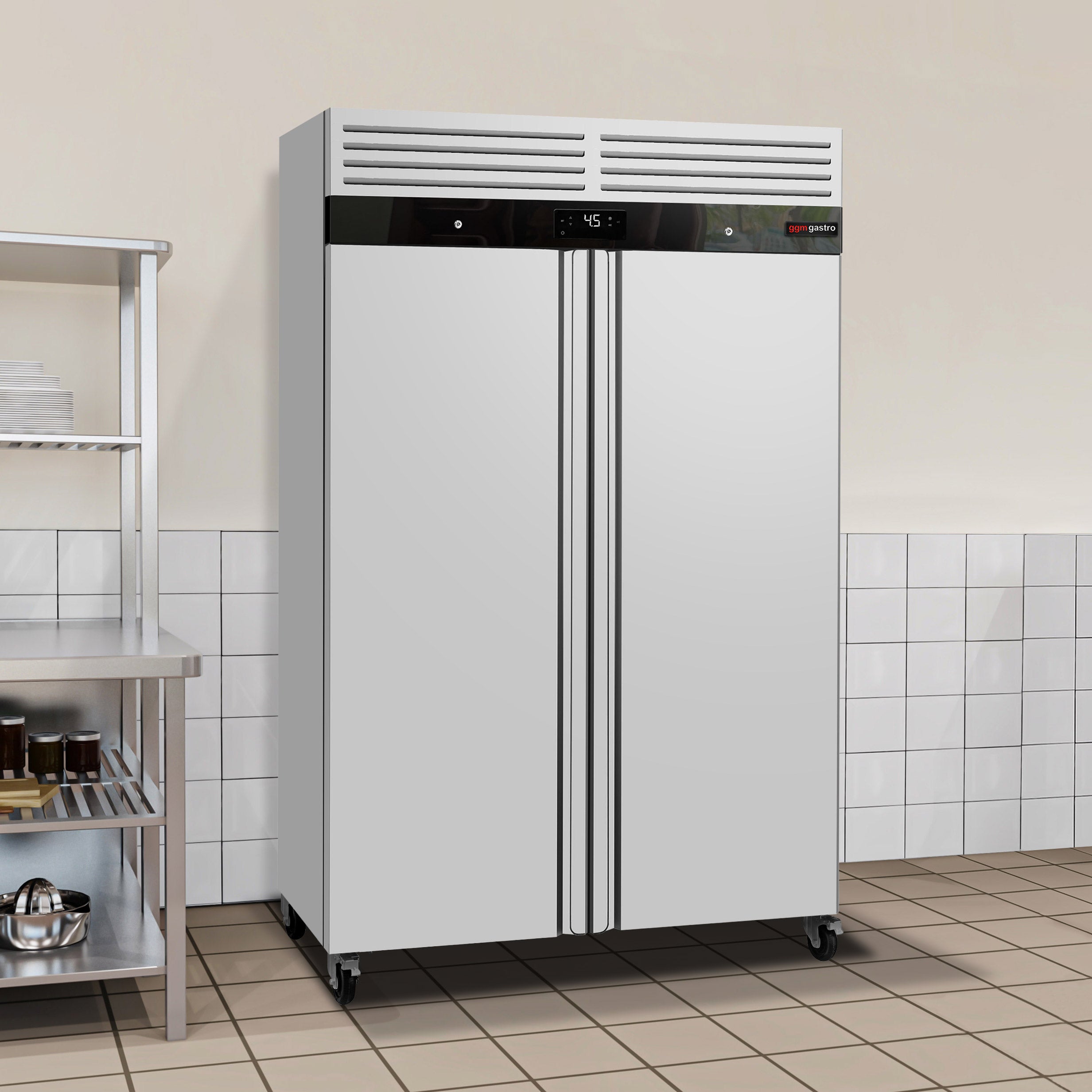 ECO freezer - 1200 liters - with 2 doors