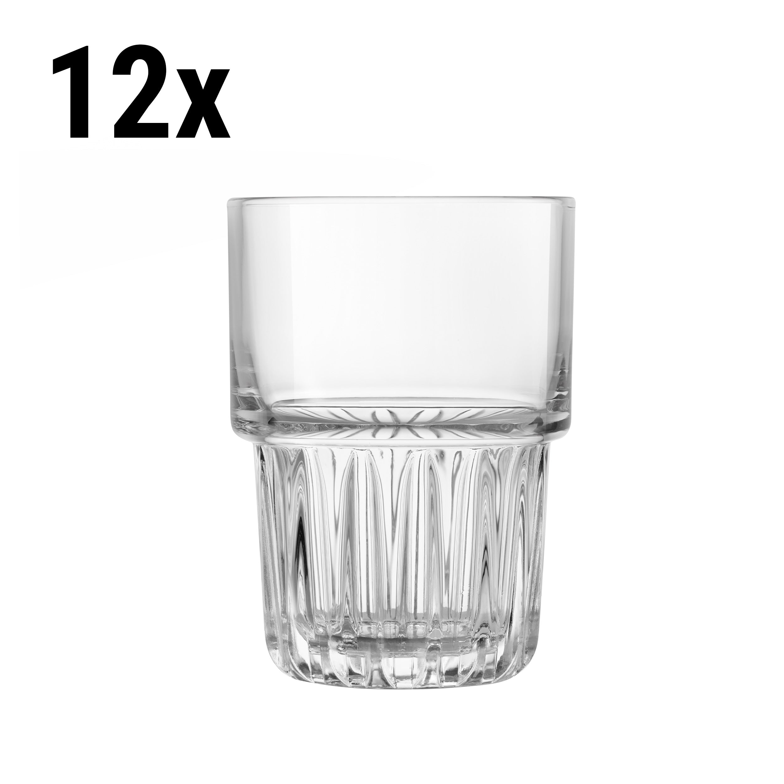 (12 pieces) Longdrink glass - TOKIO - 355 ml - Transparent