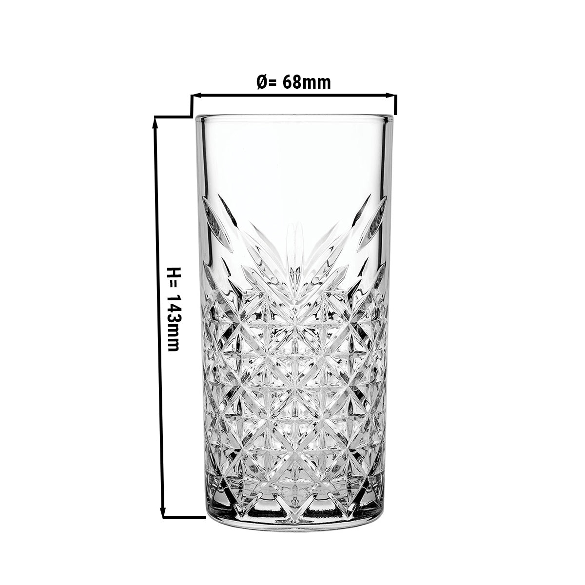 MOSCOW water glass 300ml (set of 12 pcs)