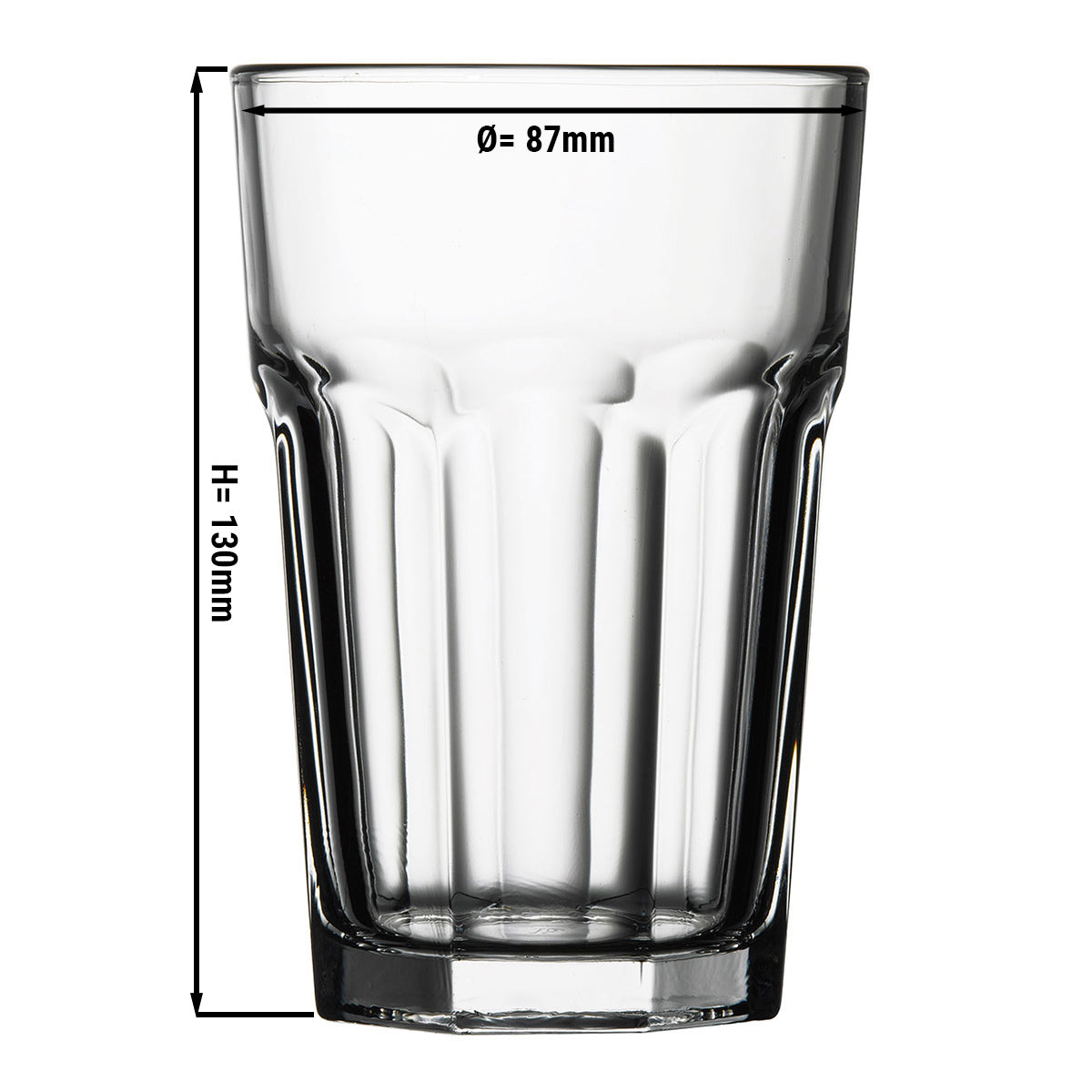 CASABLANCA beer glass 410ml (set of 12 pcs)