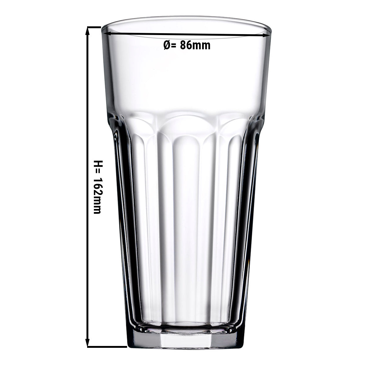 CASABLANCA water glass 470ml (set of 12 pcs)