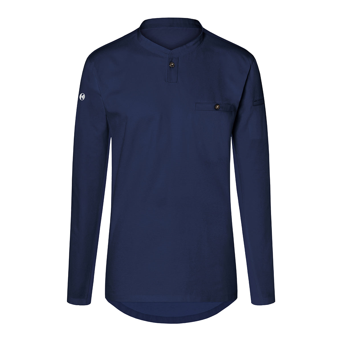 (6 pieces) Karlowsky - men's work shirt with long sleeves - dark blue - size: 3XL