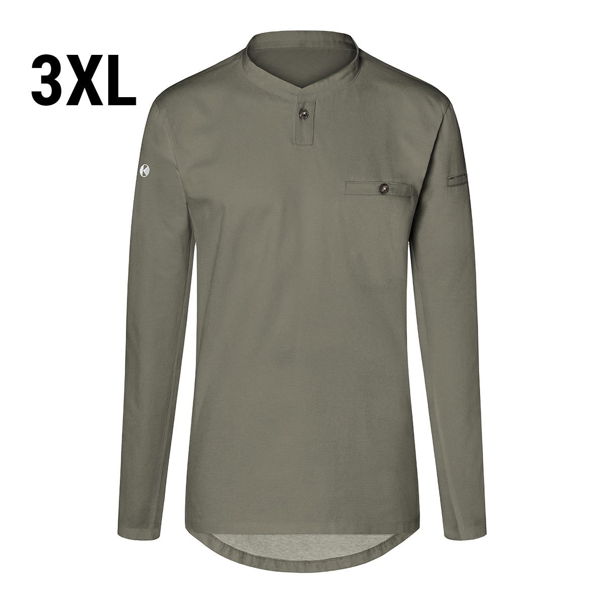 (6 pieces) Karlowsky - Men's Performance Long Sleeve Work Shirt - Sage - Size: 3XL