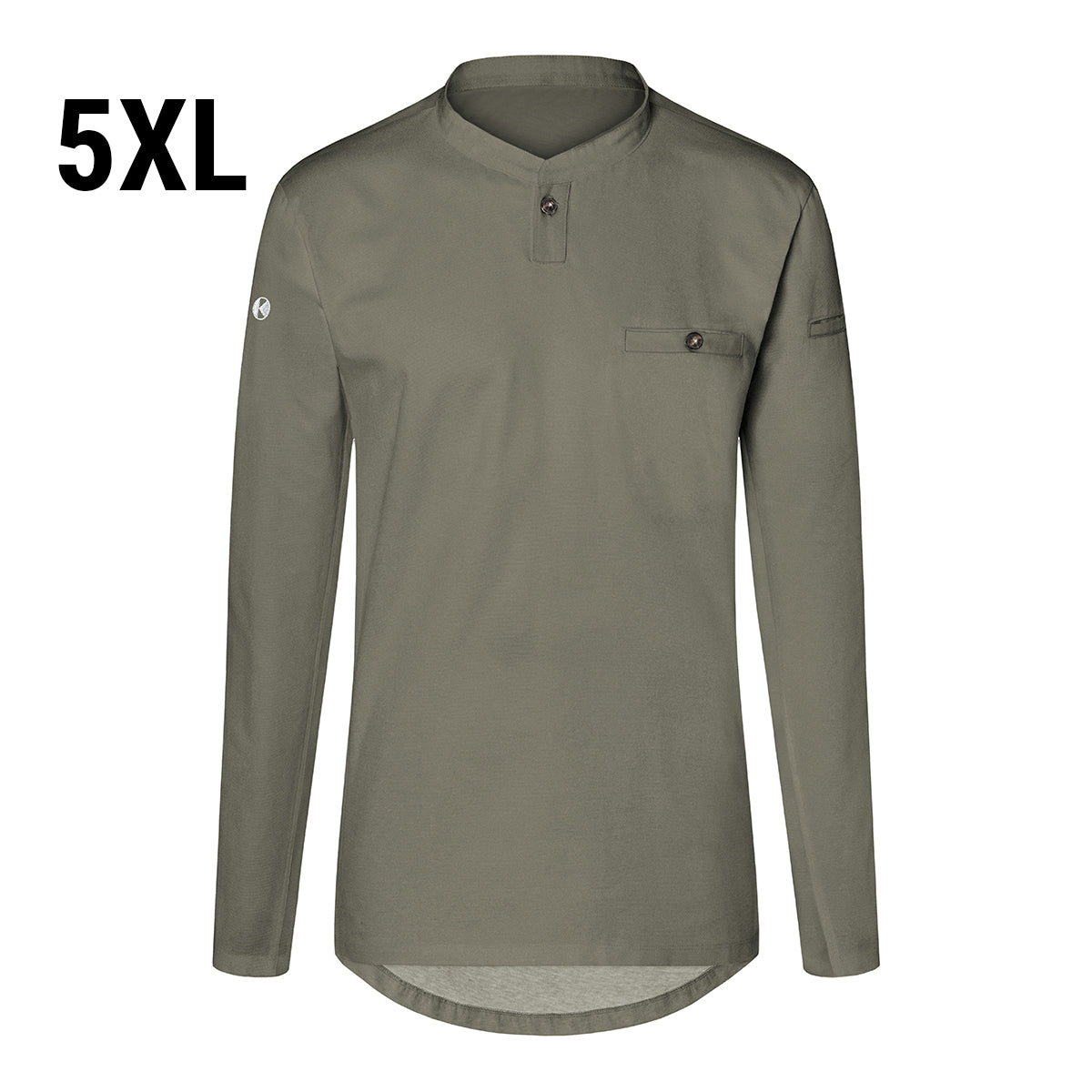 (6 pieces) Karlowsky - Men's Performance Long Sleeve Work Shirt - Sage - Size: 5XL