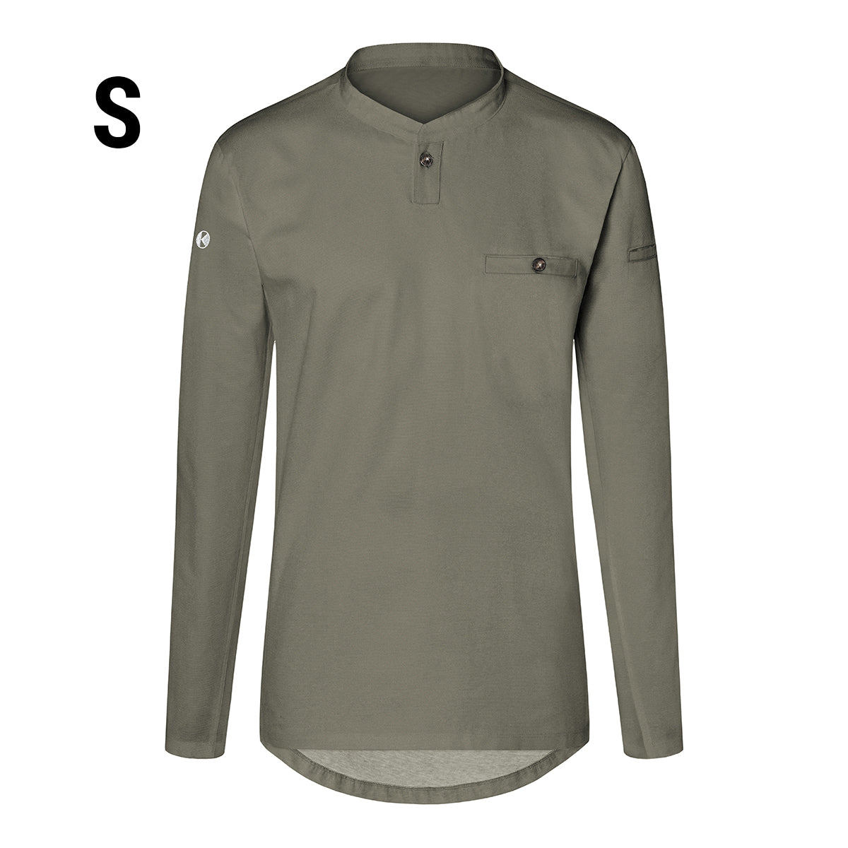 (6 pieces) Karlowsky - Men's Performance Long Sleeve Work Shirt - Sage - Size: S