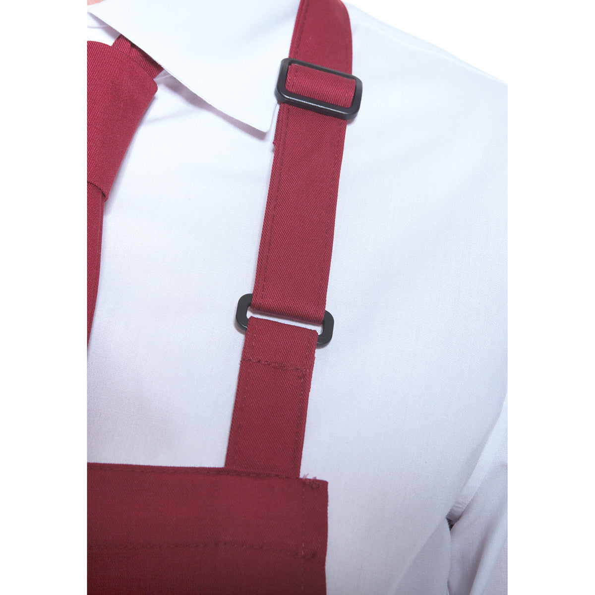 (6 pieces) Karlowsky - Apron with bibs Basic - Bordeaux