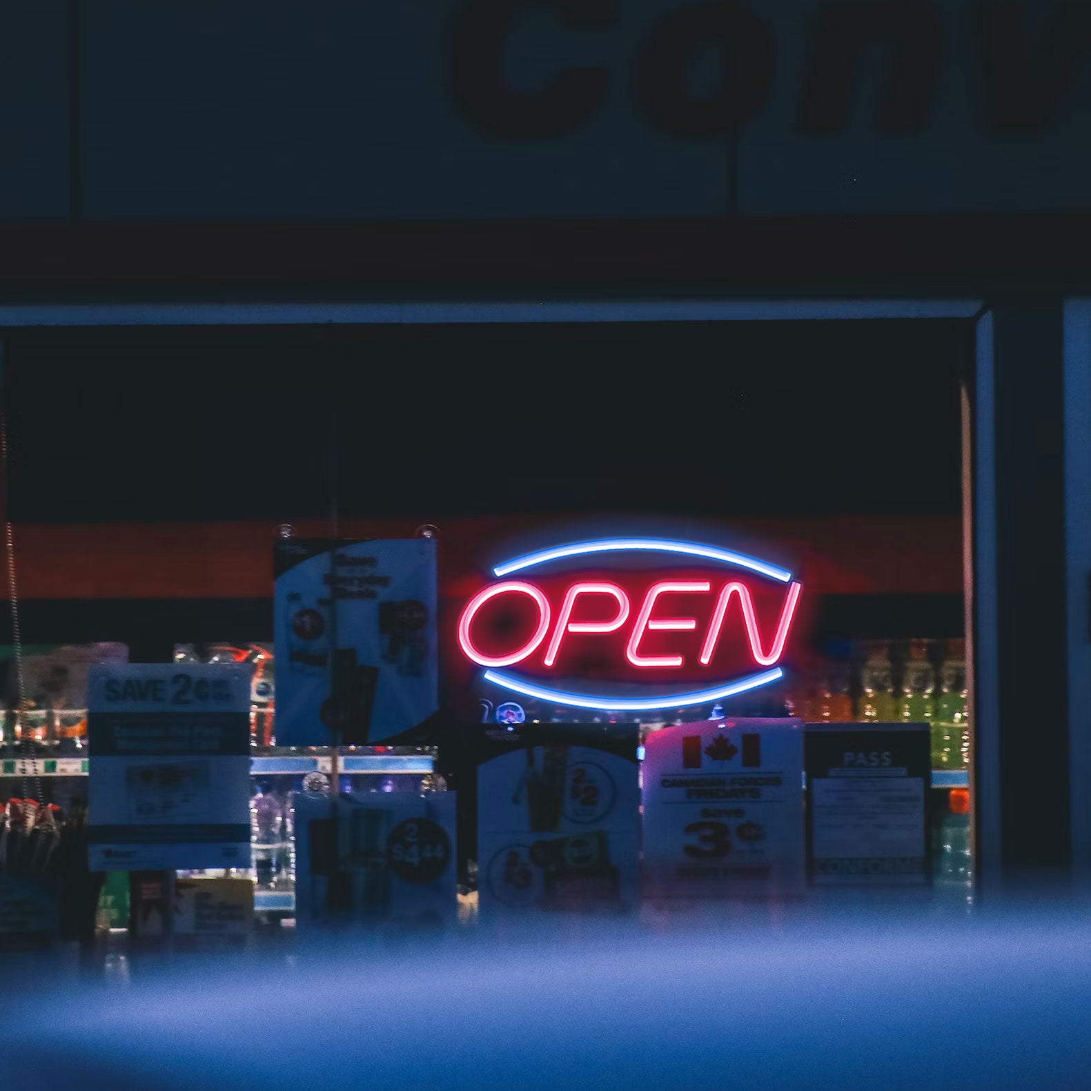 LED light sign - OPEN