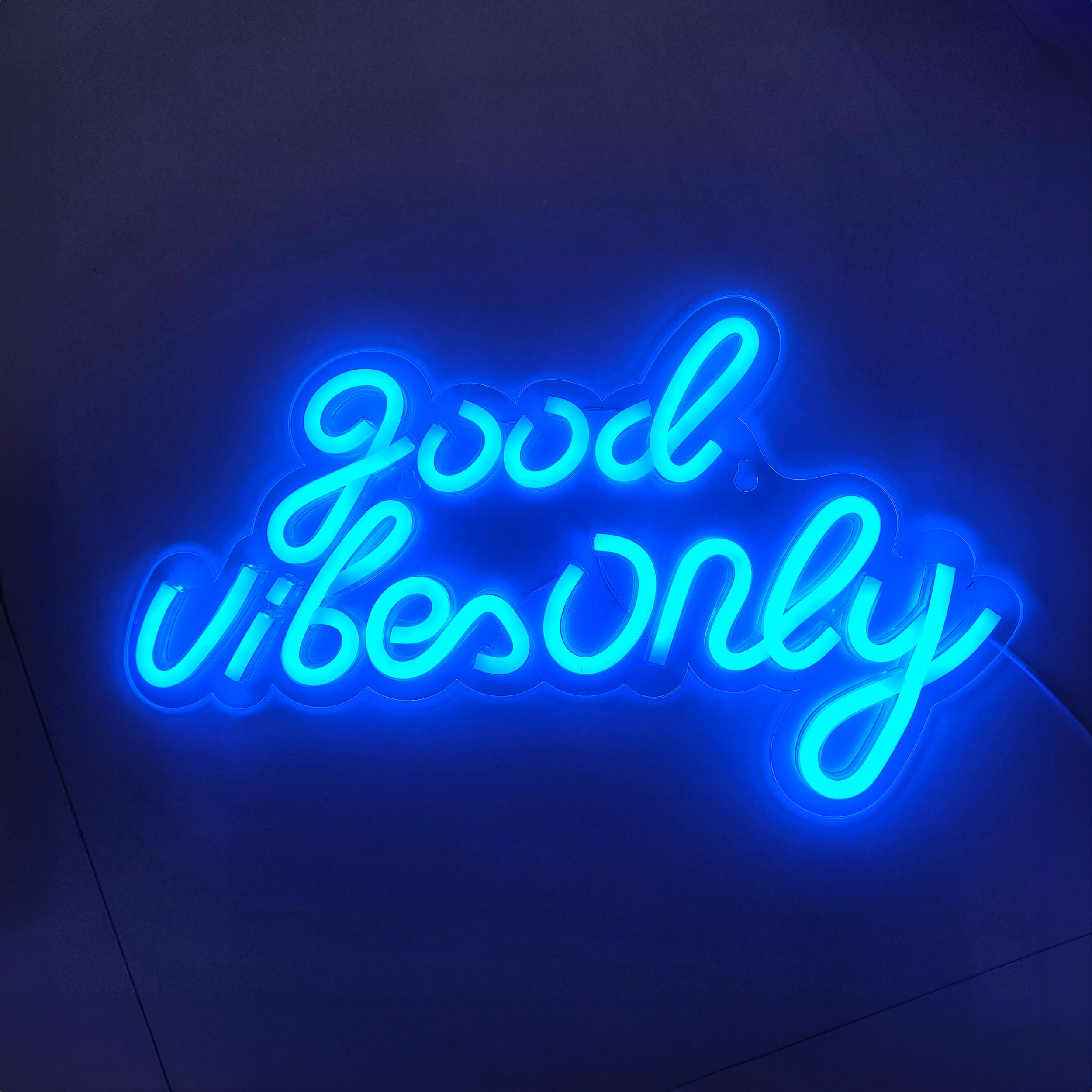 LED light sign - only good vibes