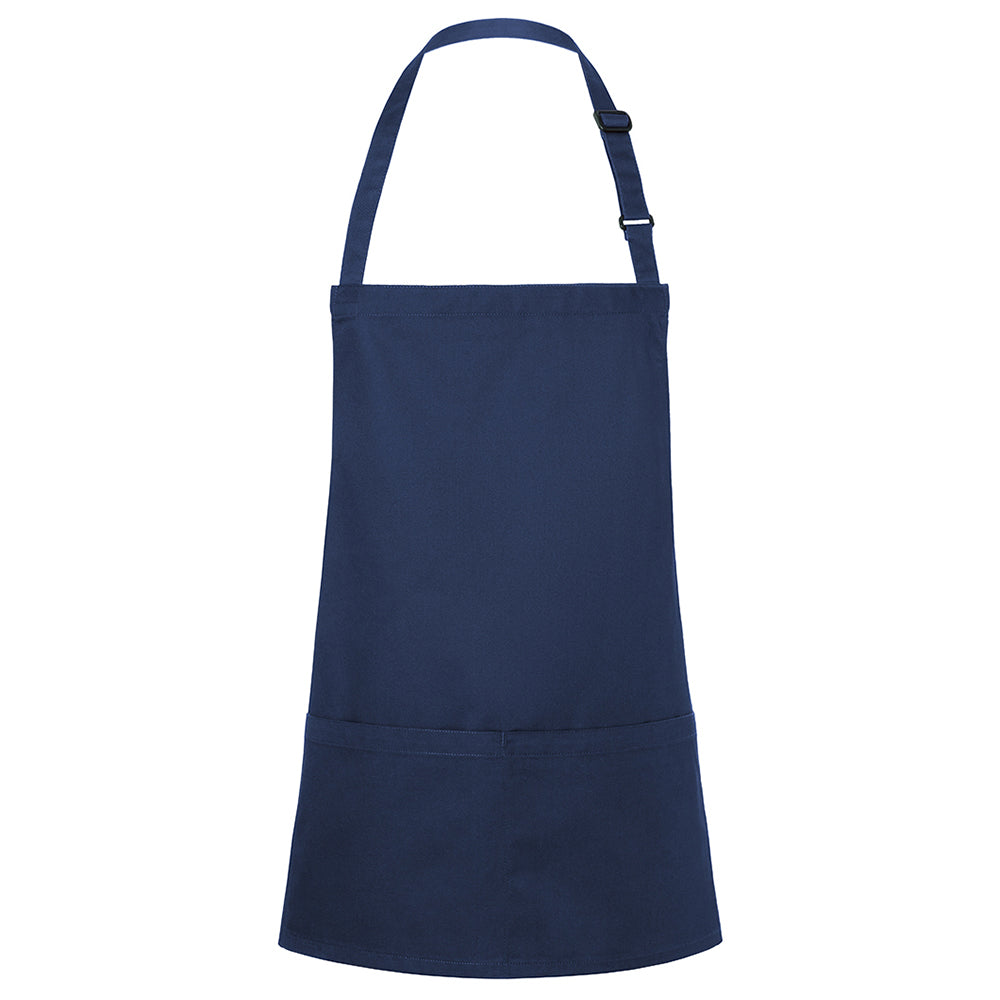 (6 pieces) Karlowsky - Bib Apron short Basic - Marine