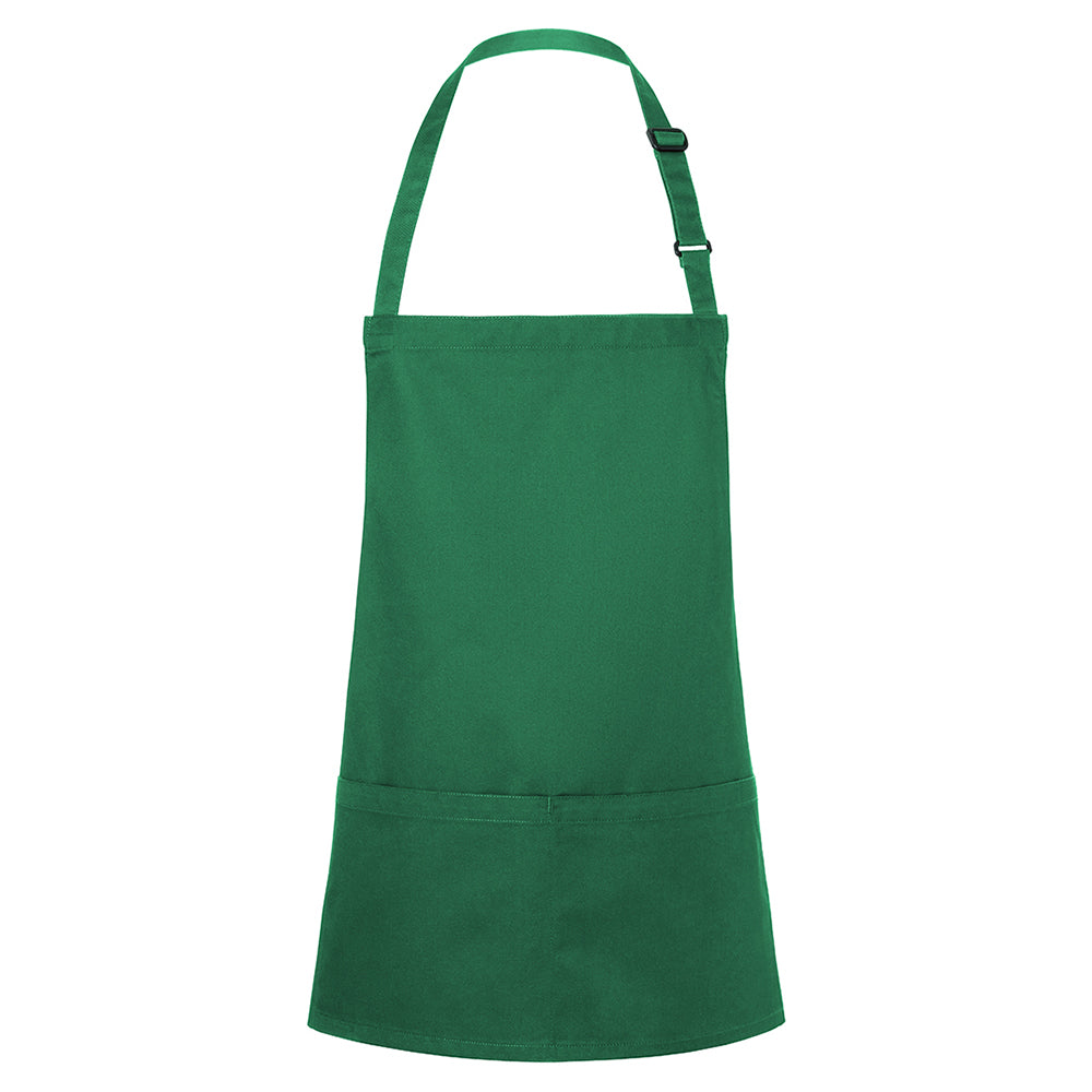 Karlowsky - Apron with Bib Short Basic - Forest Green