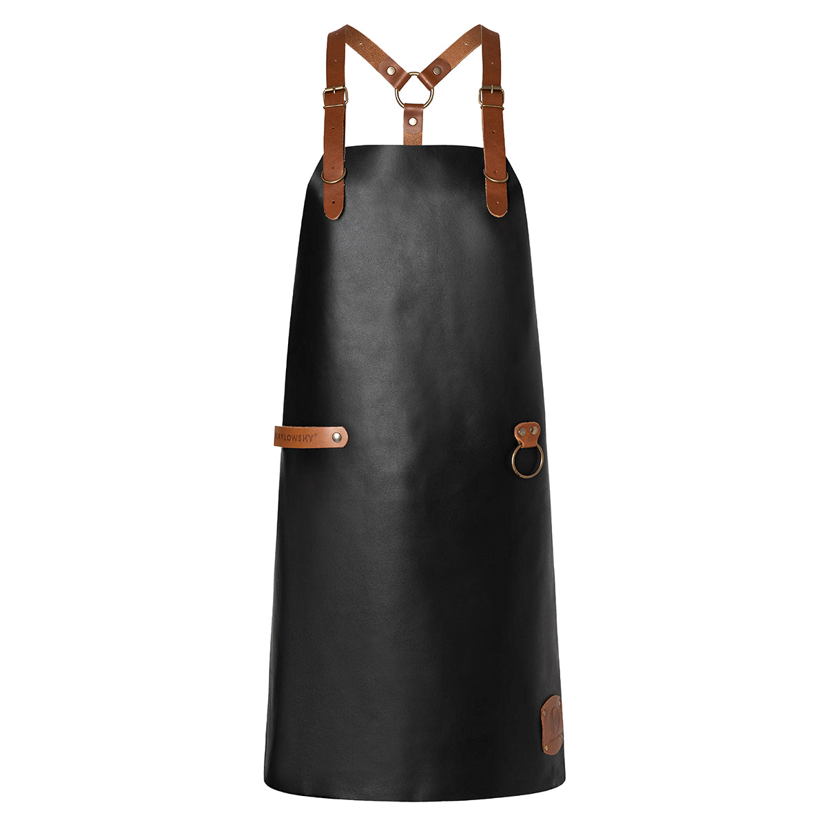 Karlowsky - X-Style Leather Bib Apron - Black