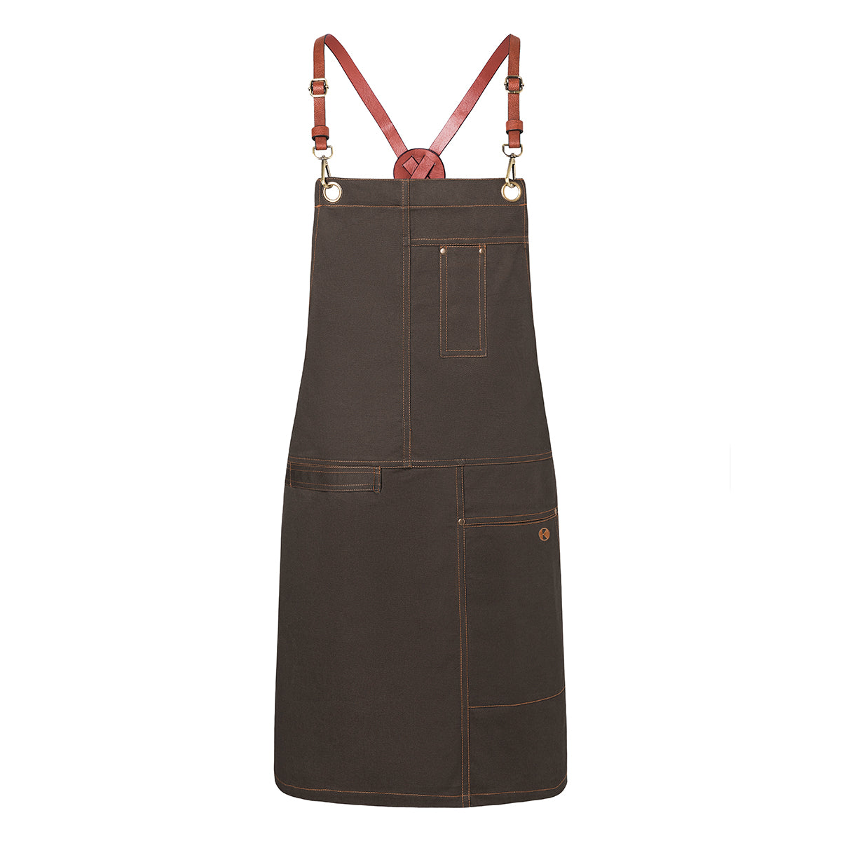 Karlowsky - Apron Bib Urban X-Style - Chocolate