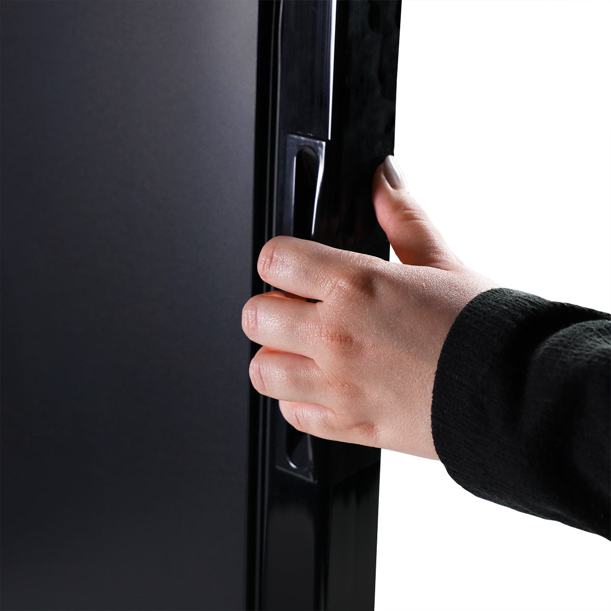 Mini bar fridge - with 1 glass door - silent and lockable