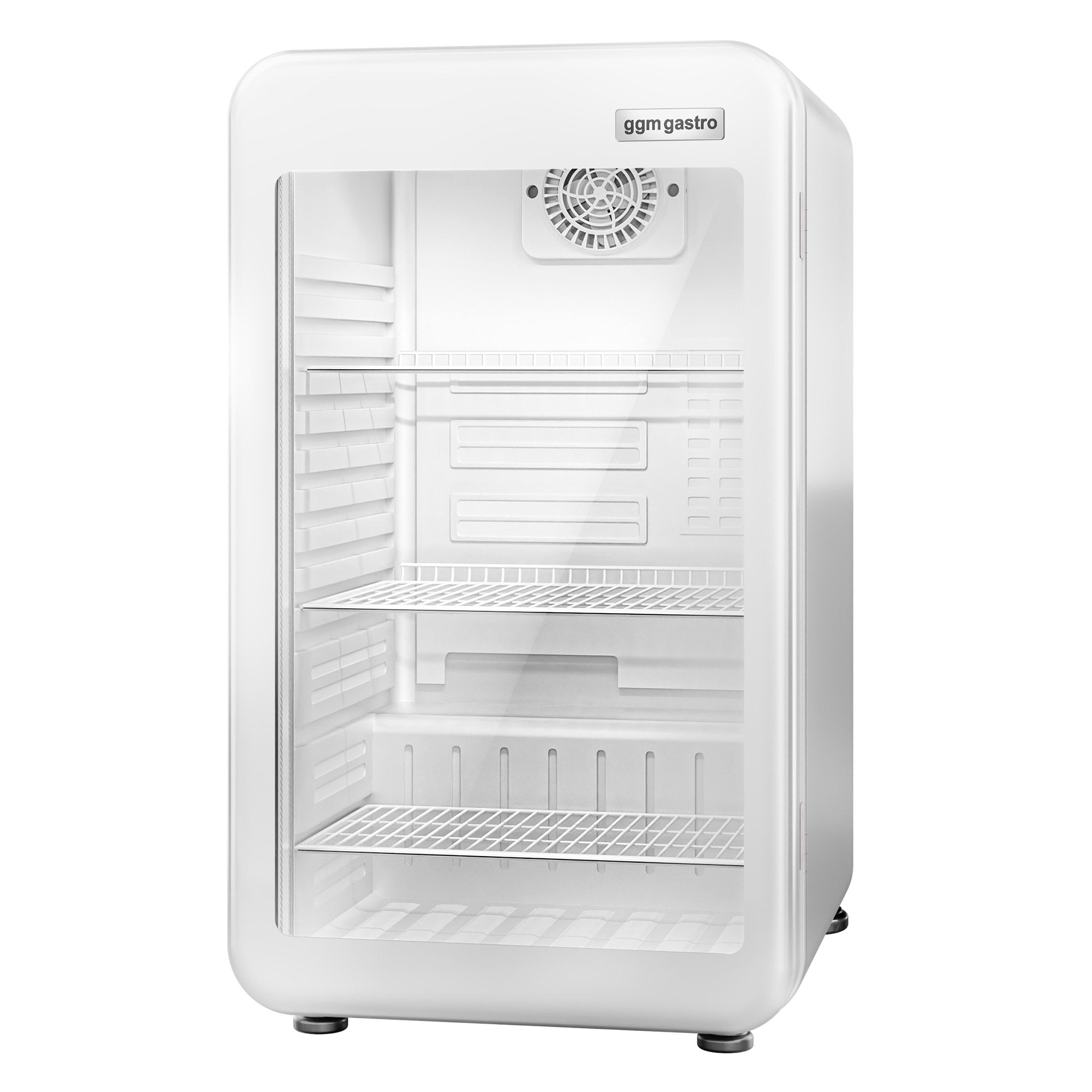 Mini bar fridge - 113 liters - with 1 glass door - white