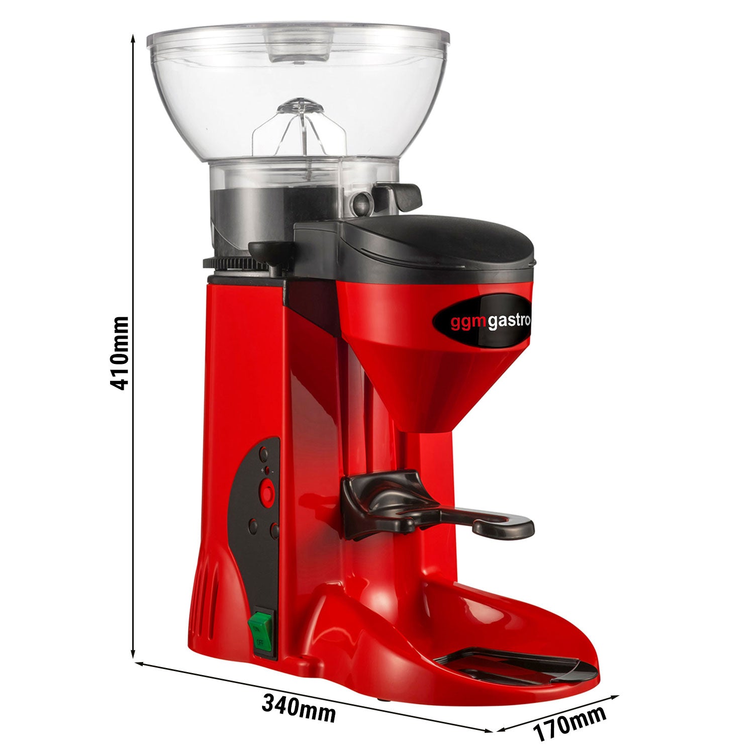 Coffee grinder - Red color - 1 kg