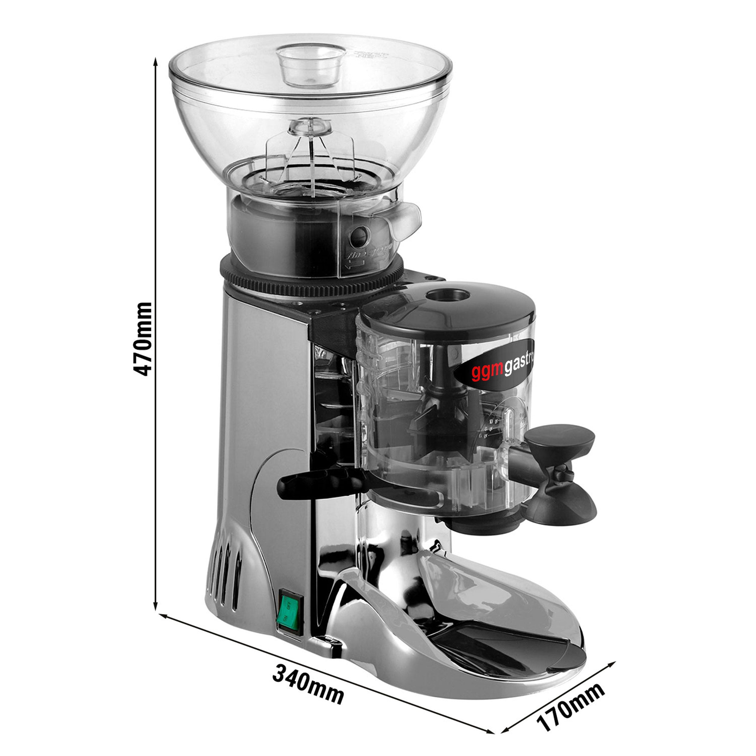 (INAKTIV) Coffee grinder chrome / 1kg / 270 watts