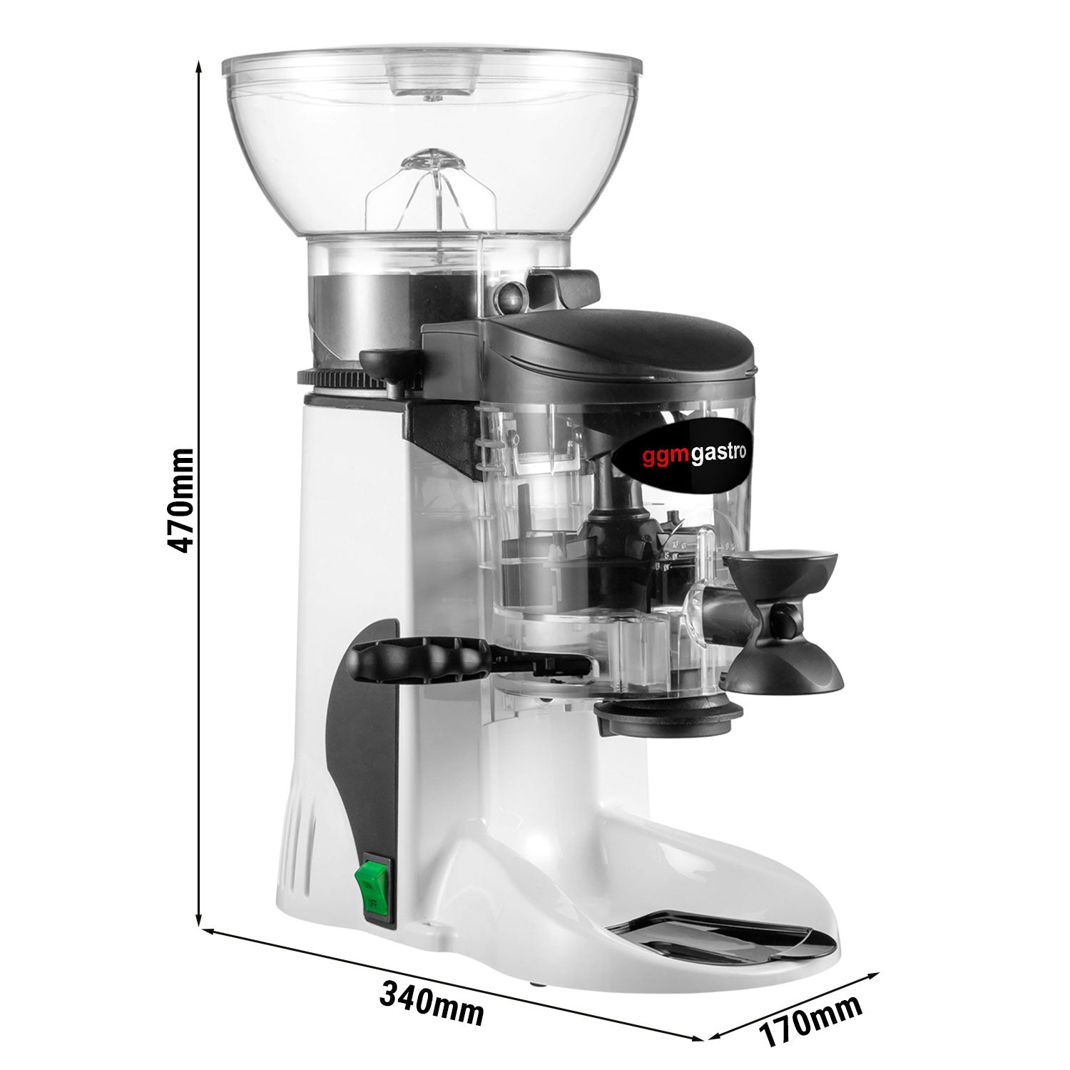 Coffee grinder white - 1 kg