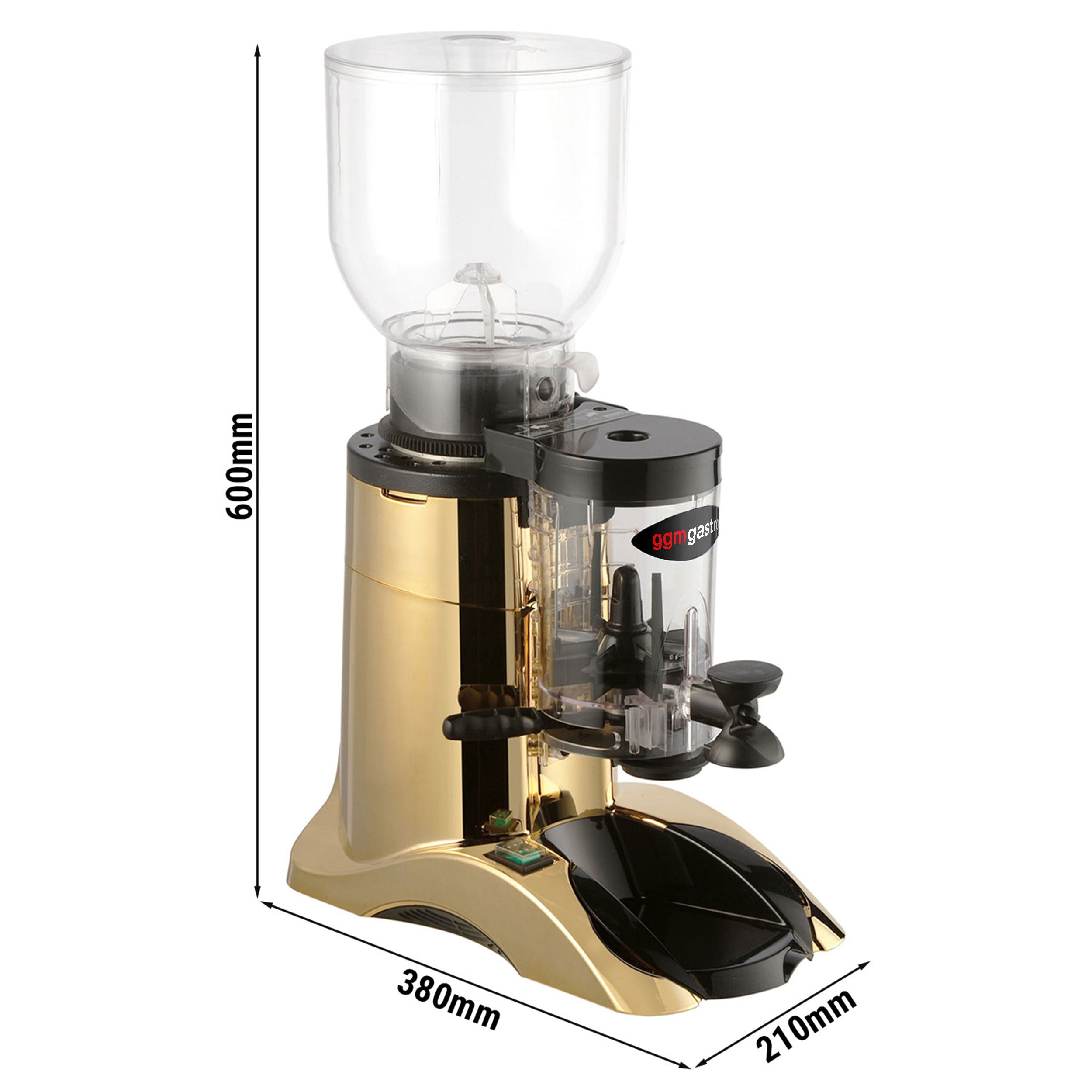 Coffee grinder in golden color / 2kg / 356 watts