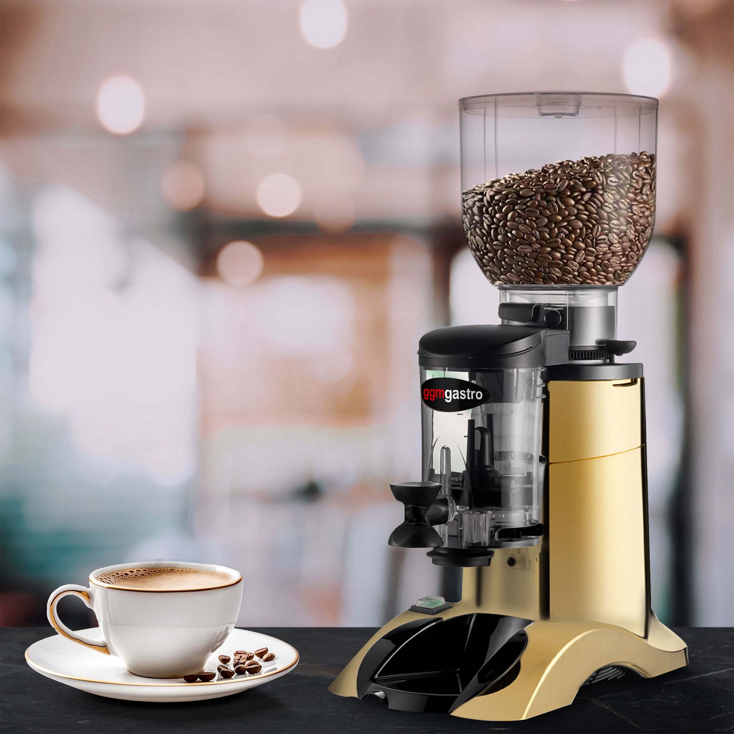 Coffee grinder in golden color / 2kg / 356 watts