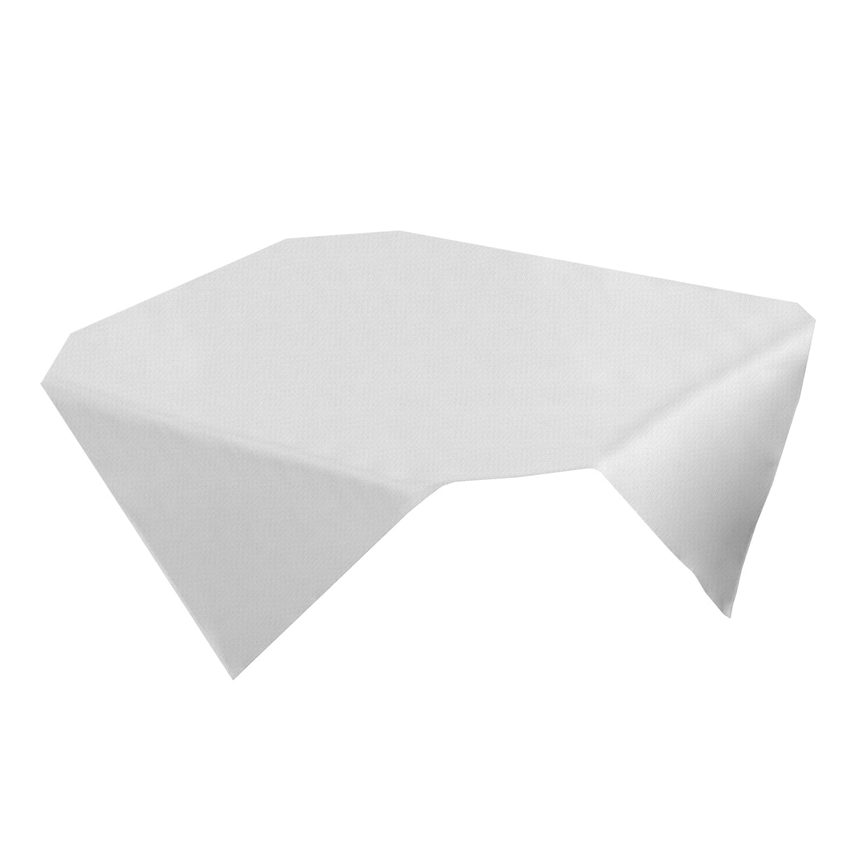 (50 pieces) Porto Diamant damask medium cover - 80 x 80 cm - white