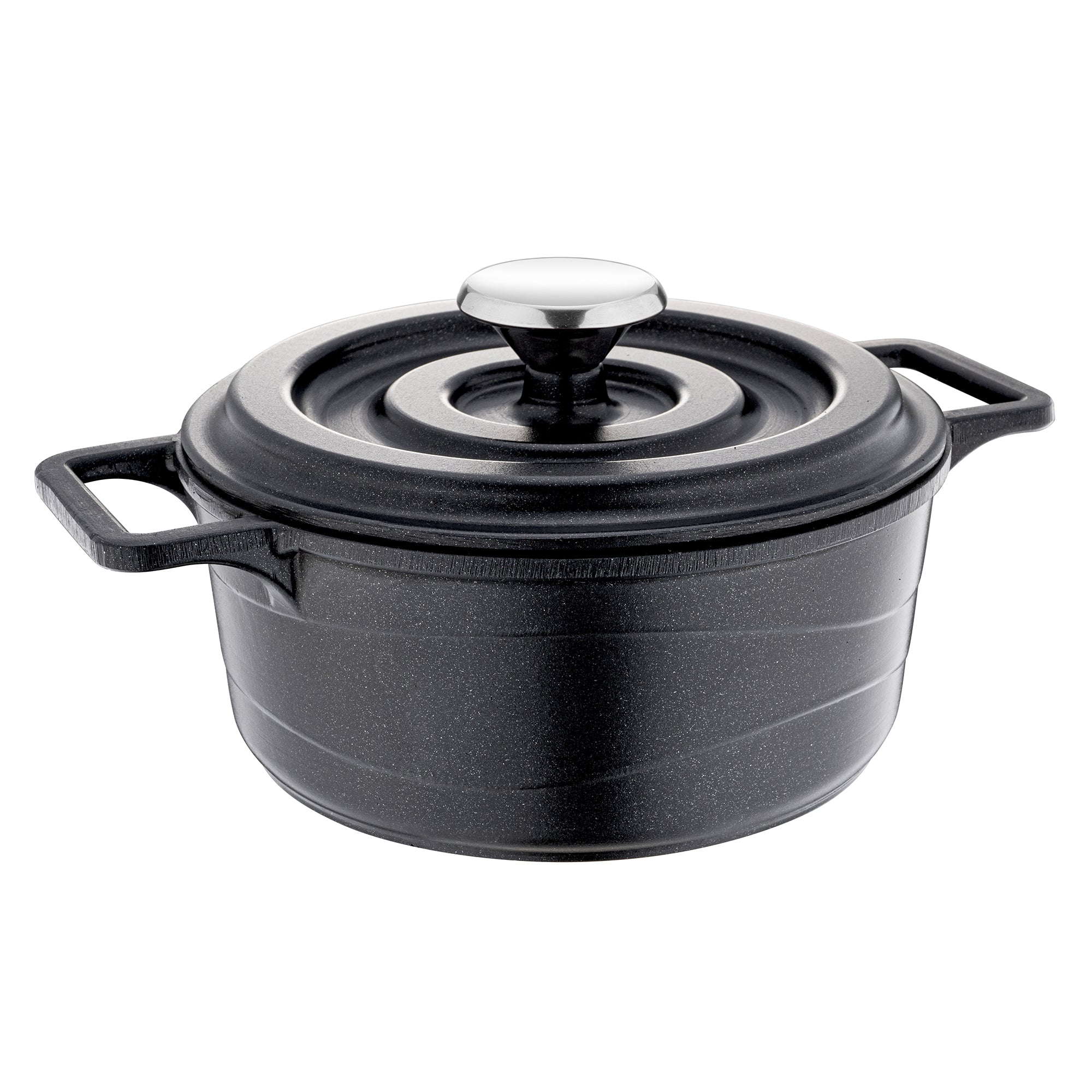 Mini cast iron pot with cast iron lid - Ø 140 mm - height 42 mm