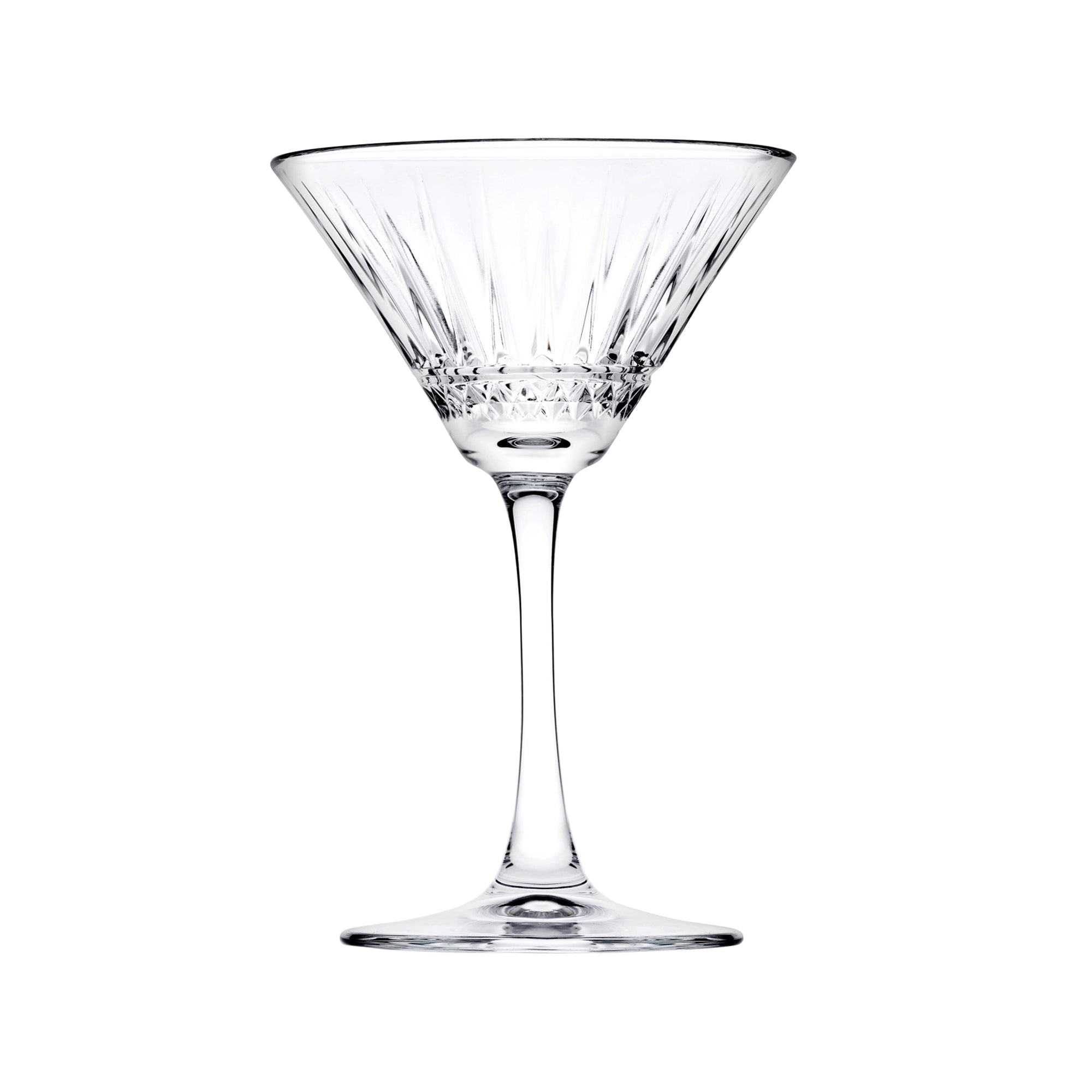 (4 броя) Чаша за мартини - ELYSIA - 220 ml - Прозрачна