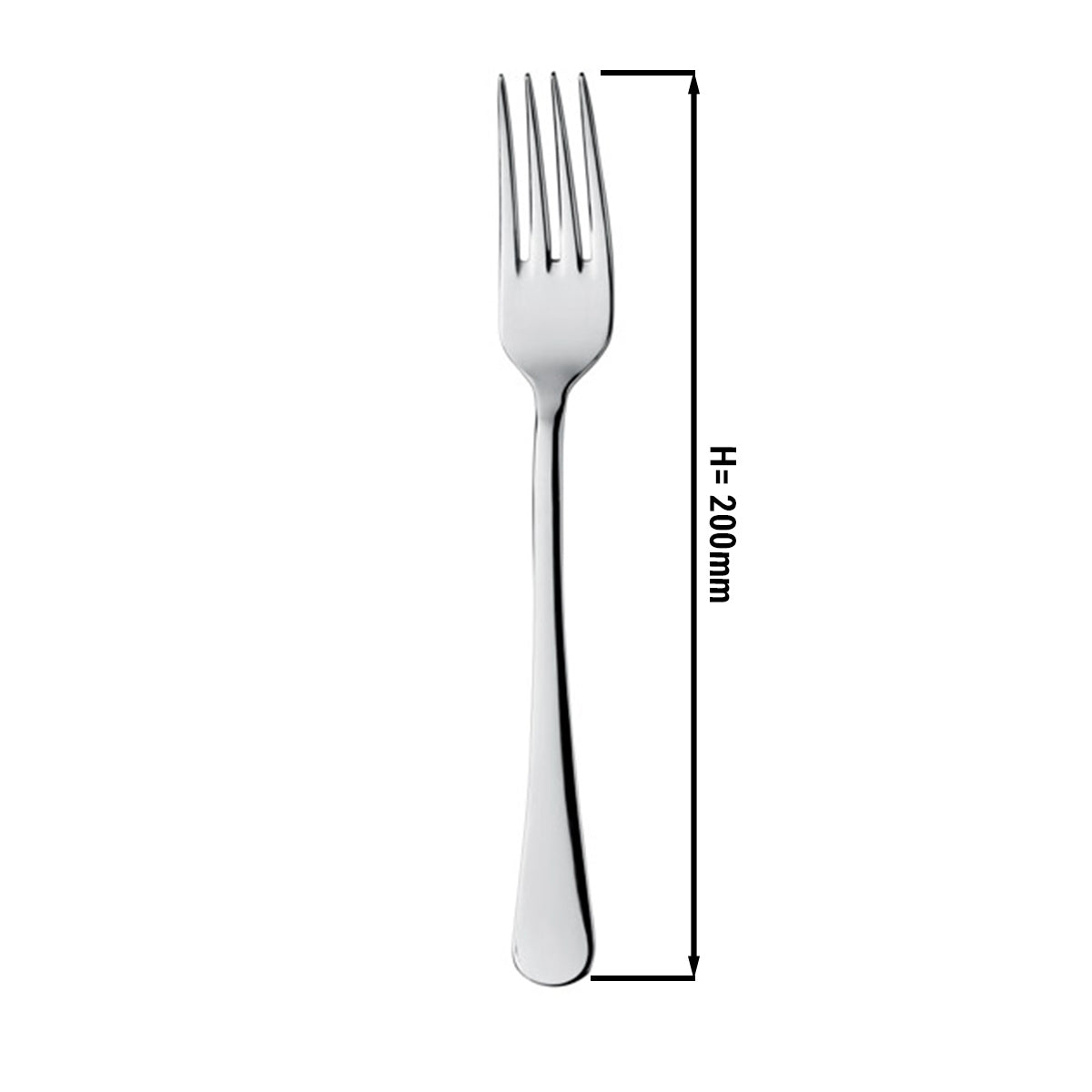 Dining fork Emilia - 20 cm - set of 12 pcs.